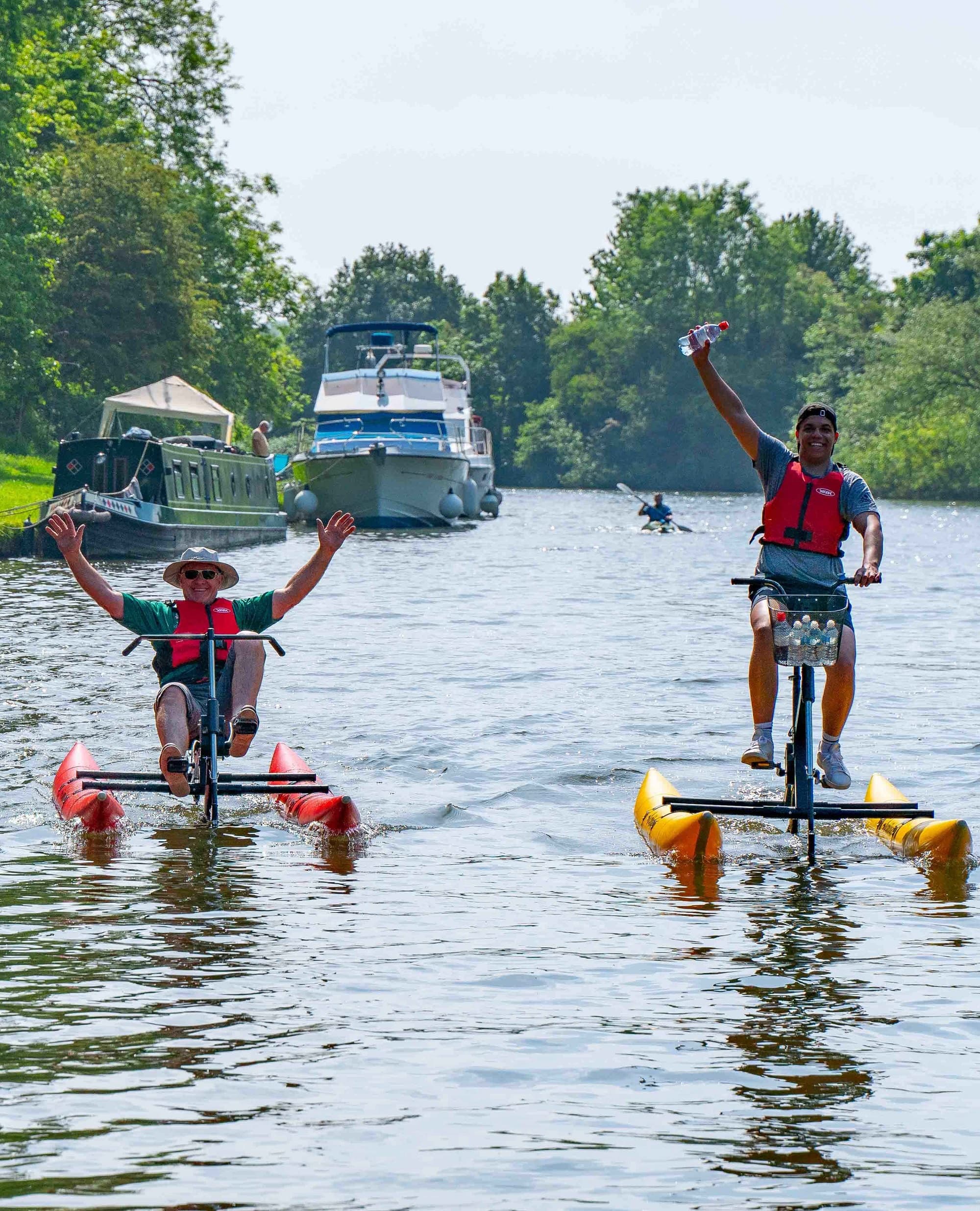 Water Biking on the Thames with Marlow Boating in Henley-on-Thames