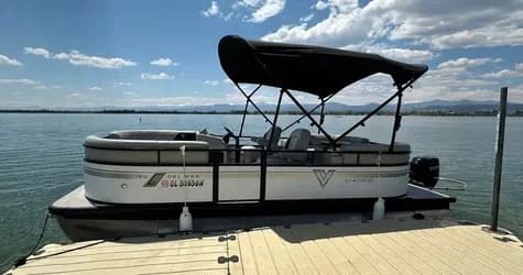 Pontoon Days at Carter Lake: Del Mar 18U Rentals from Loveland, Colorado