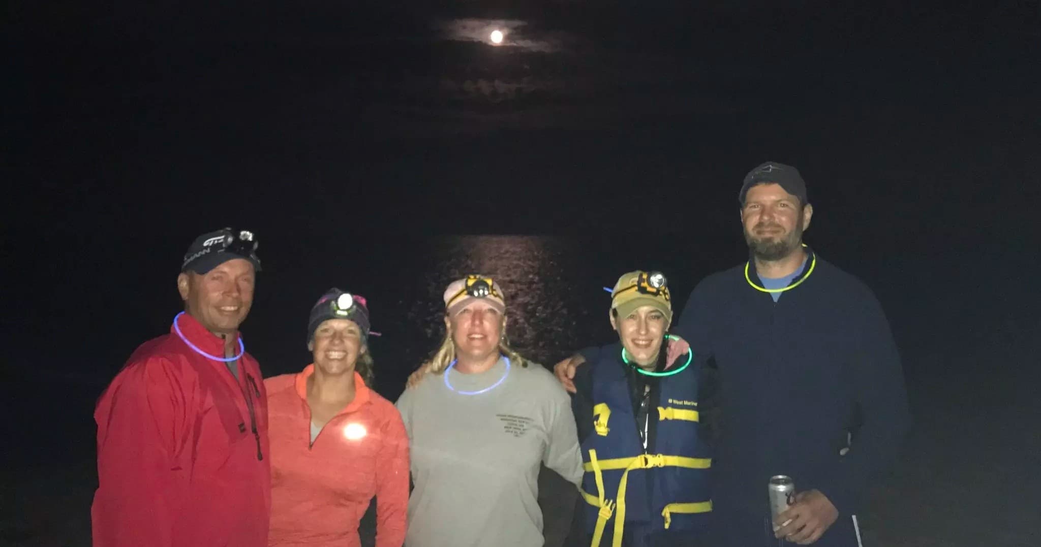 Full Moon Kayak Tour with RideAway Adventures in Mashpee