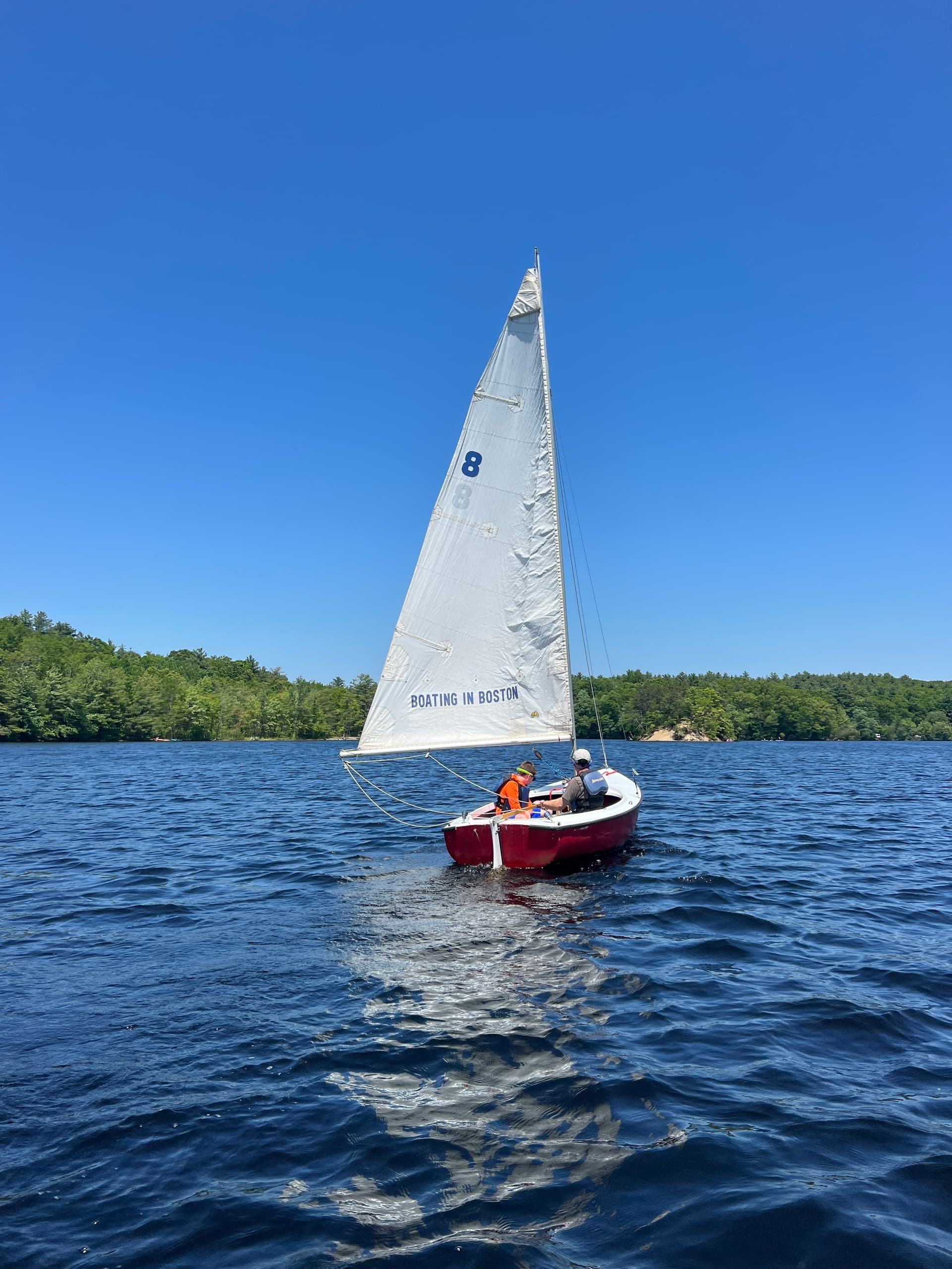 Weeknight Sailing Course in Natick: Beginner Part 2 Upwind & Downwind Skills