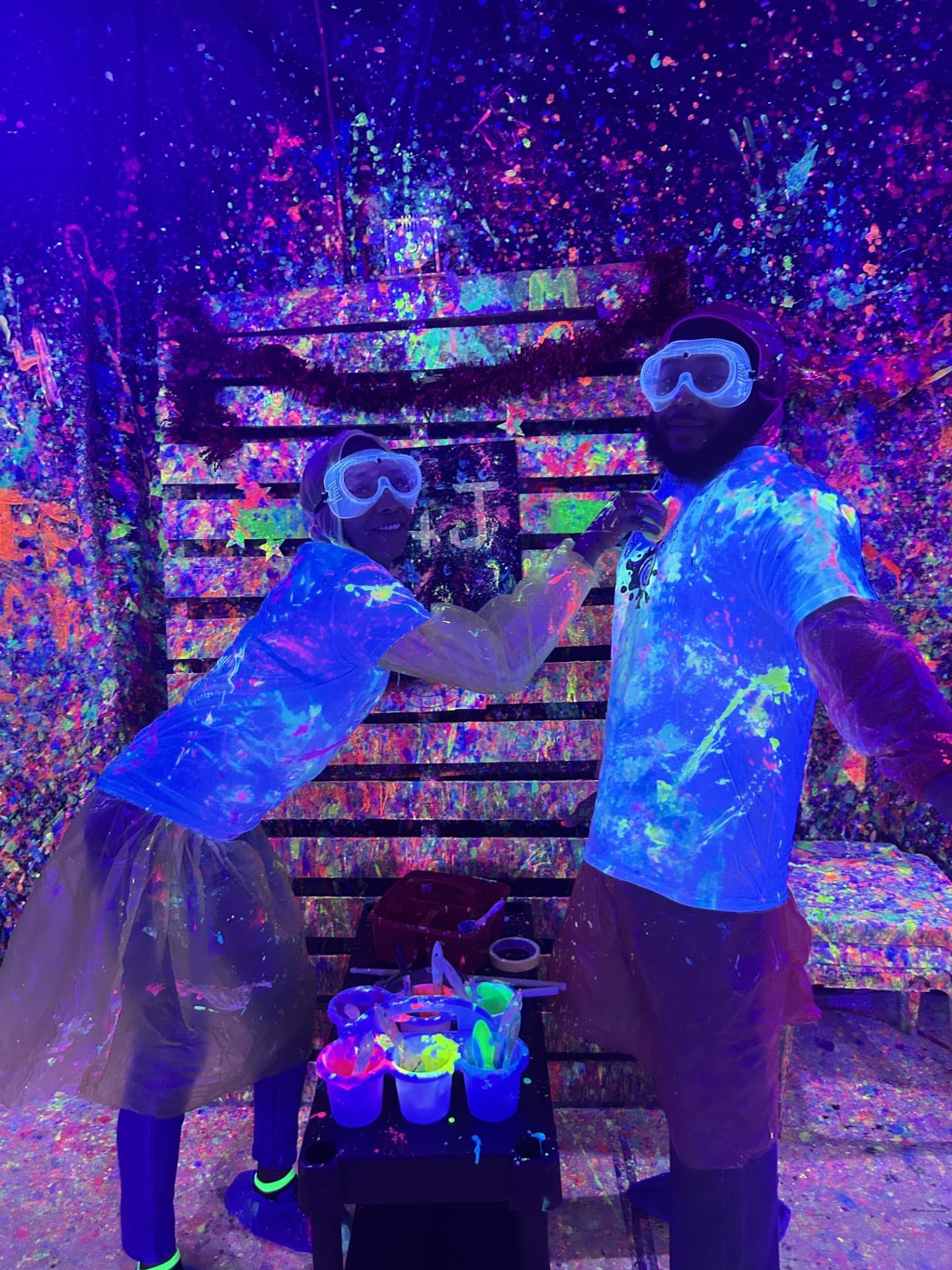 Glow Together Date Night at Spin & Splat Toledo