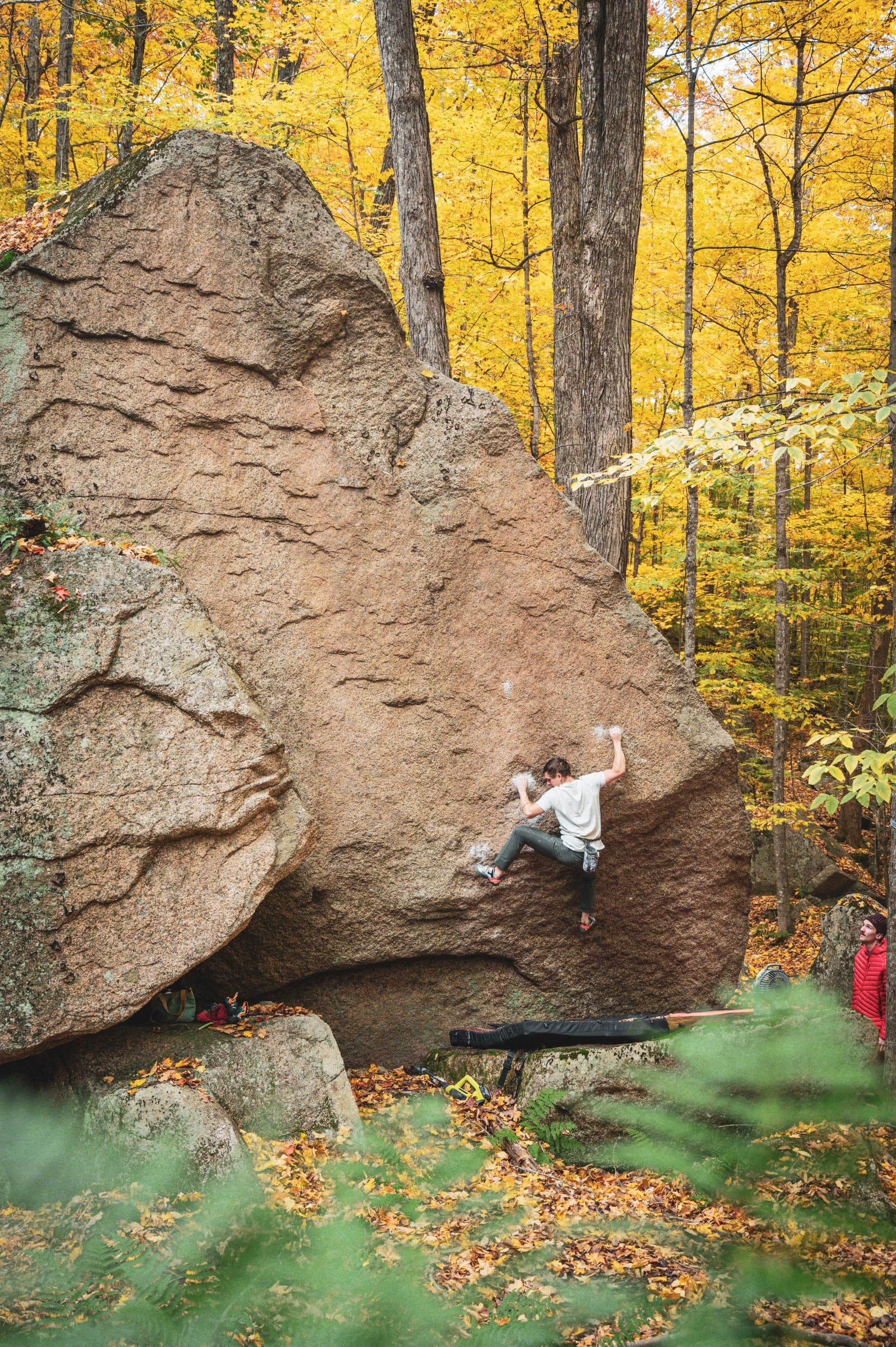 Sundown Showdown: Bouldering Competition at Sundown Bouldering Area in Bartlett, NH
