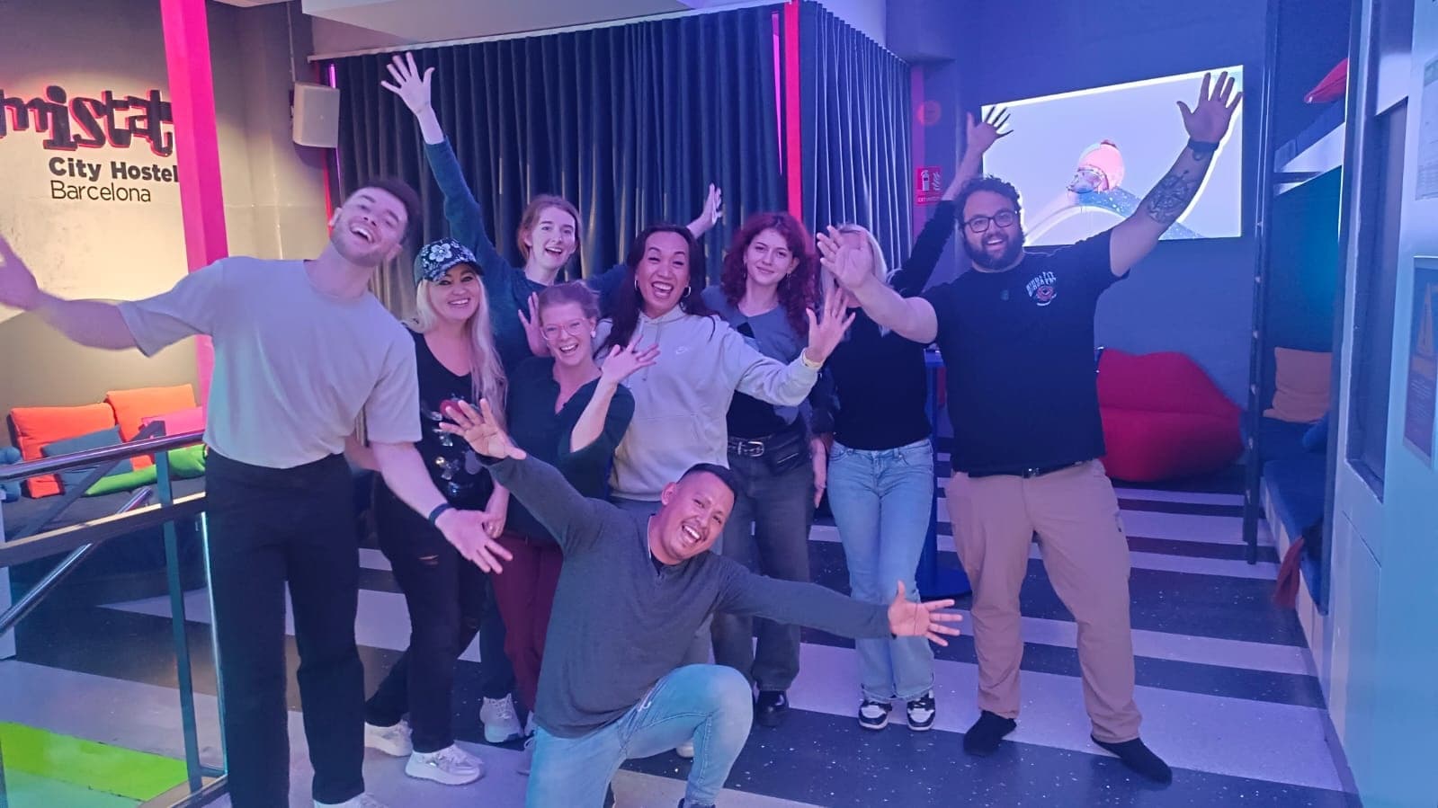 Nightlife Adventure at Amistat Hostel with Tour Me Out