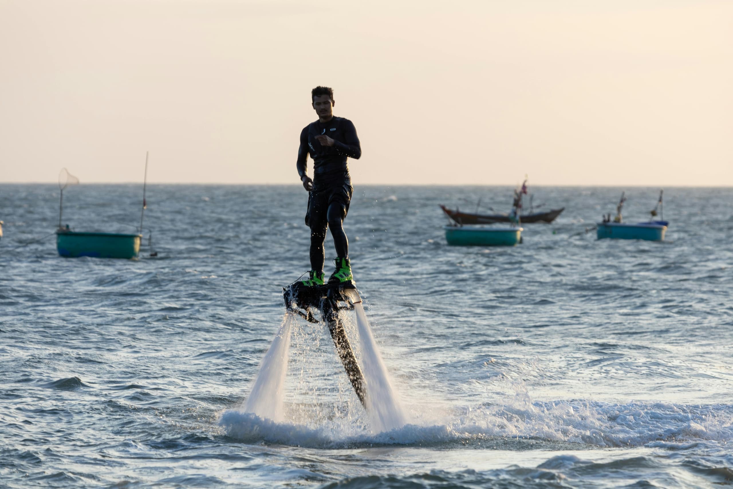 High-Octane Water Combo: Jetski, Flyboard & Banana Boat in Badalona