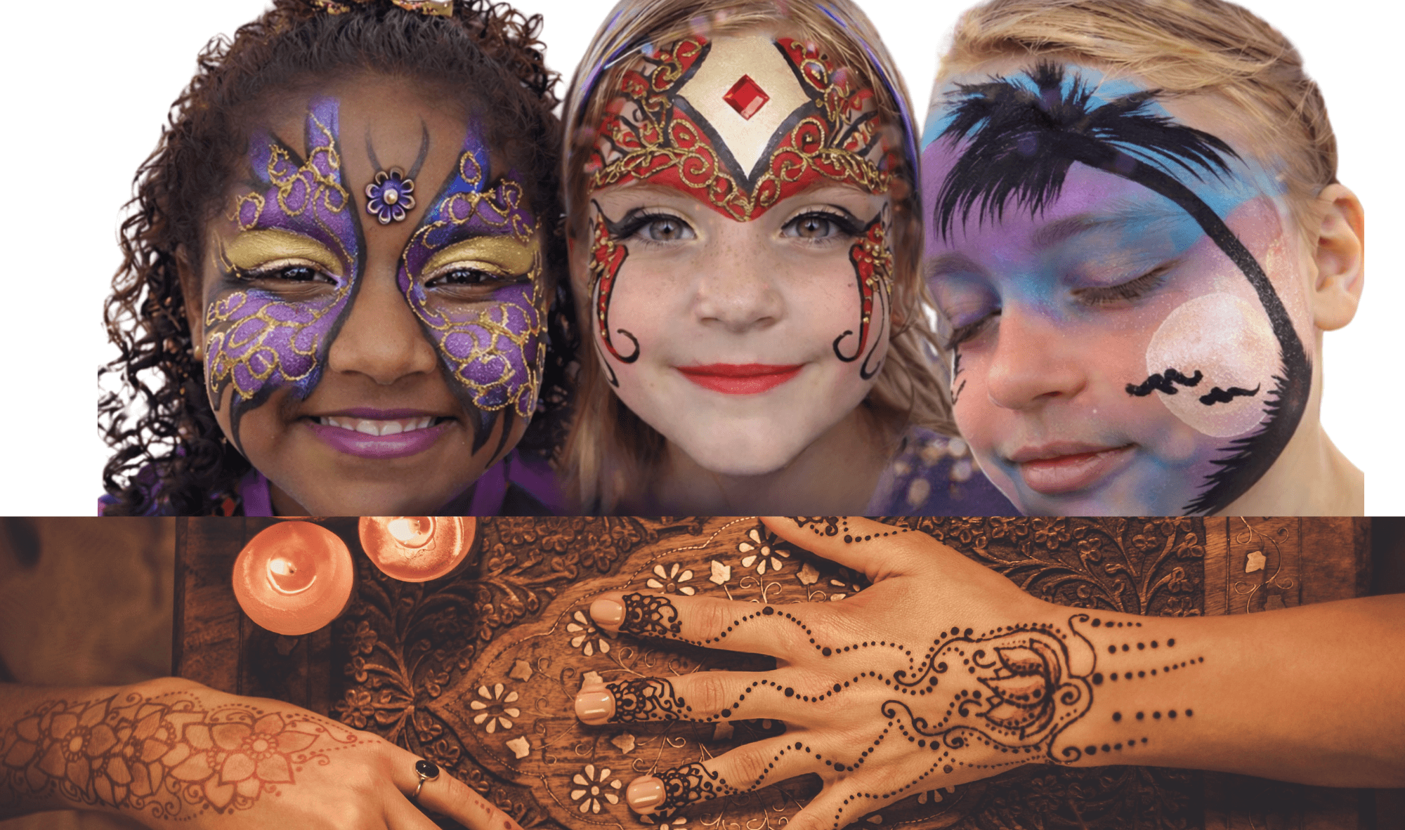 Face Painting and Henna Services — Event Art in Inglis, Florida
