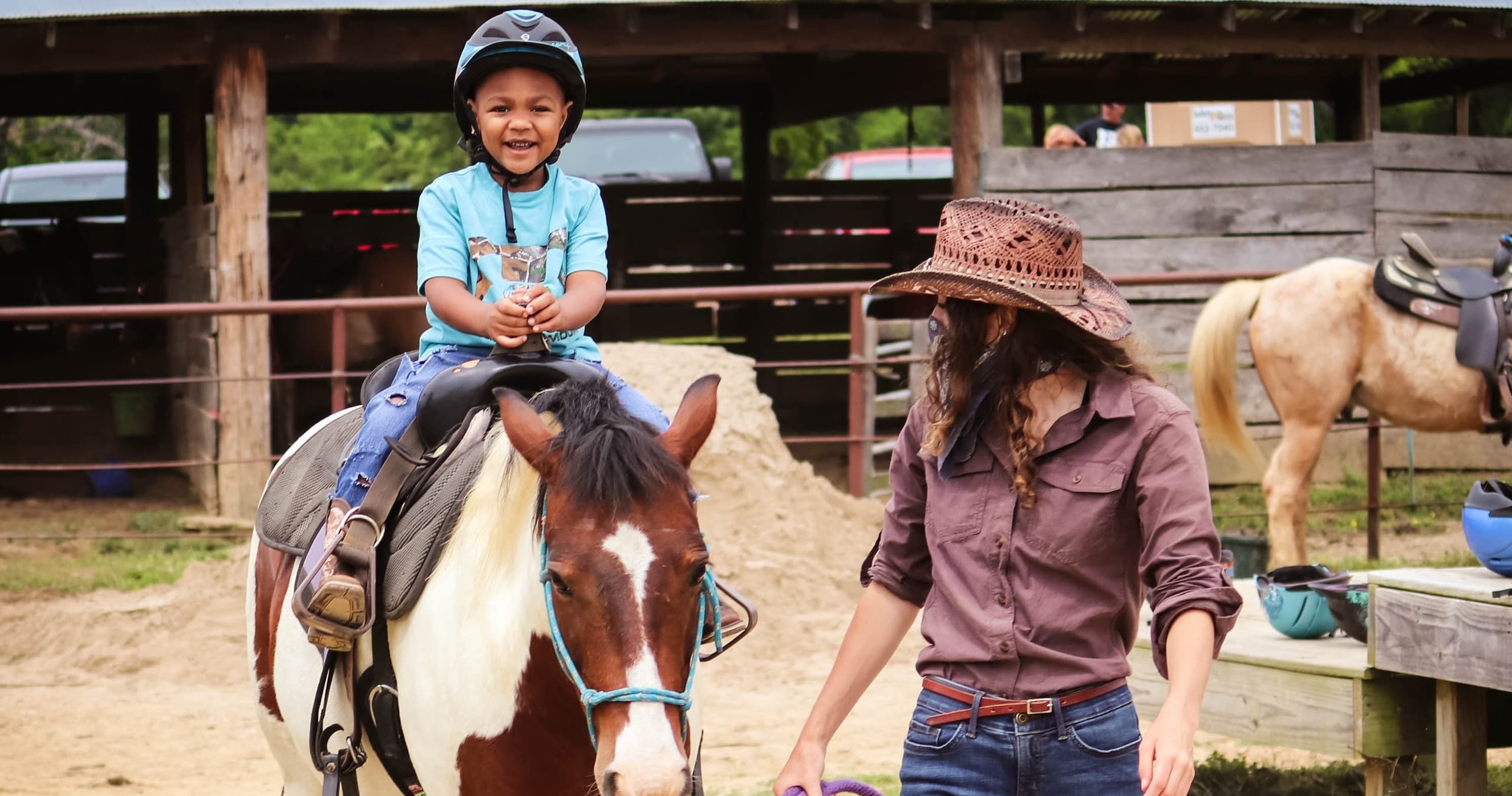 Pony Ride at Shelby Farms Stables in Memphis