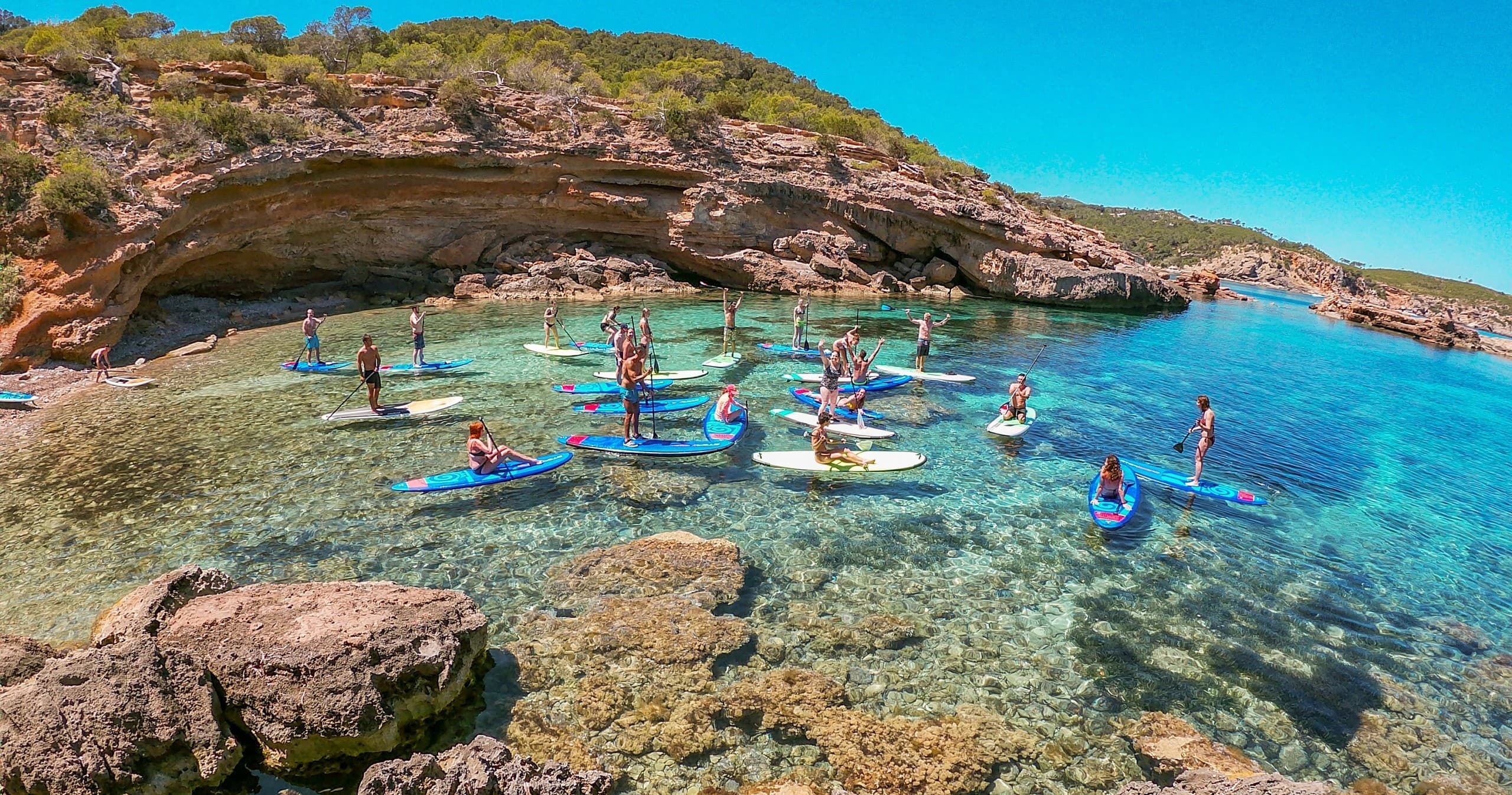 Explore Ibiza’s Hidden Caves and Coastal Wonders with Excursión BIG SUP