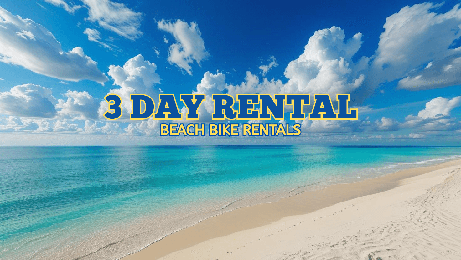Beach Bike Rentals with Orange Beach Toys in Alabama