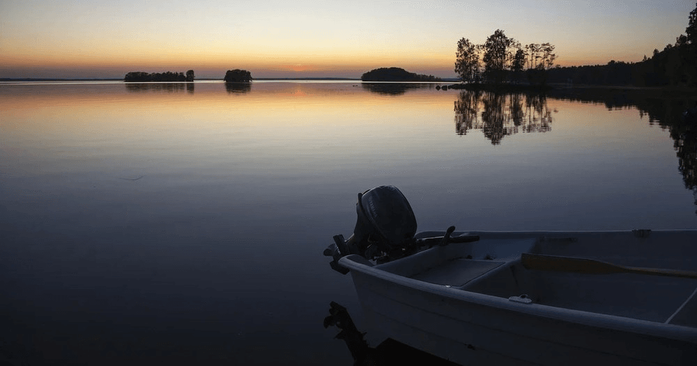 Motorboat Adventure at Eagle Lake by Eagle Lake Narrows Country Store