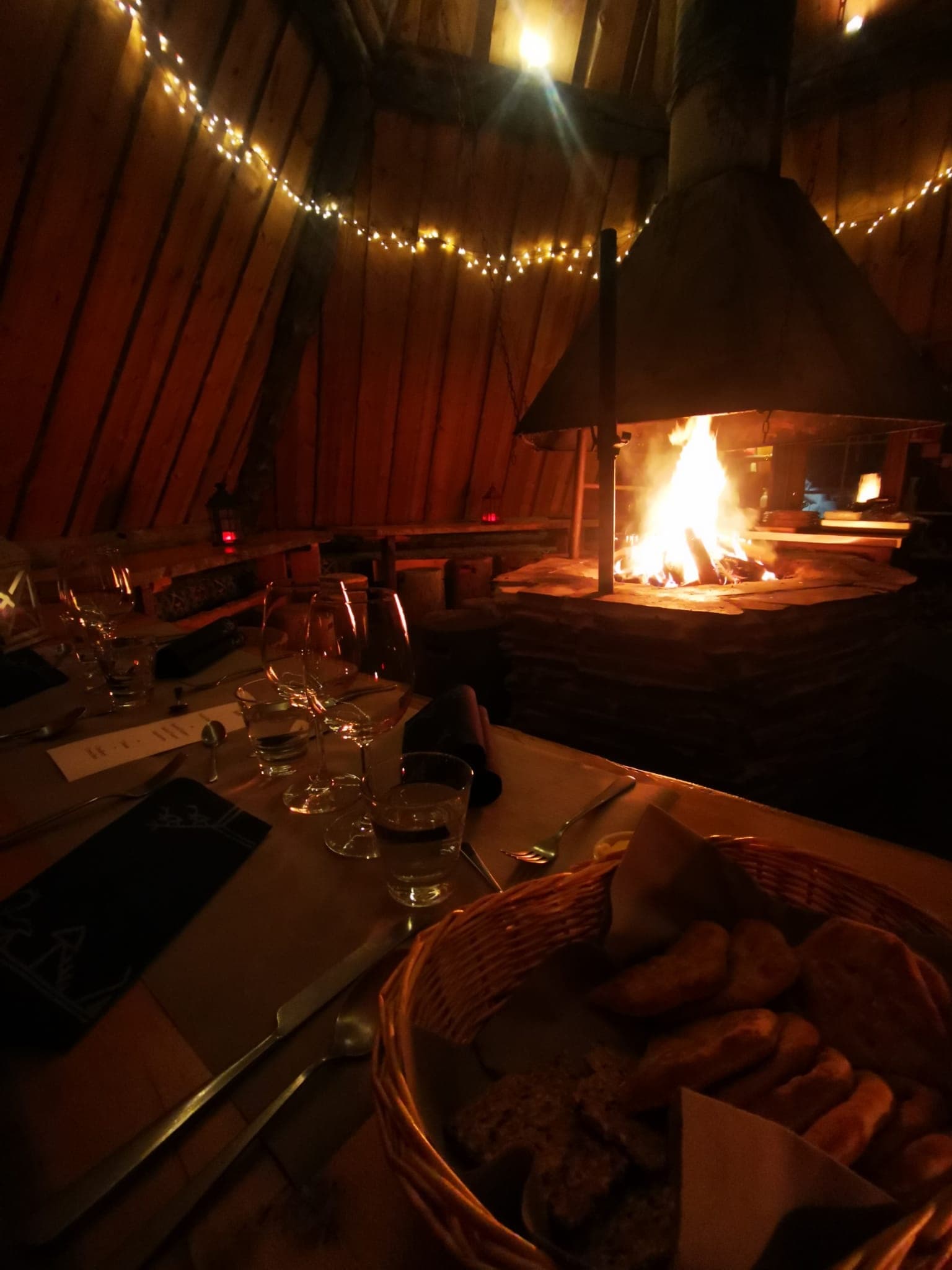 Land Adventures: Salonki Travels' Cozy Kota Dinner in Lapland
