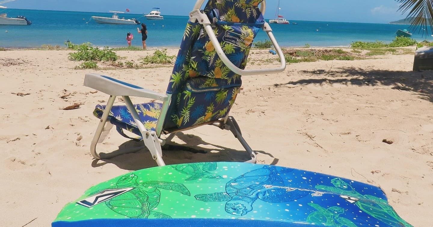 Beach Comfort and Surf Play: Chair and Boogie Board Rentals on Vieques