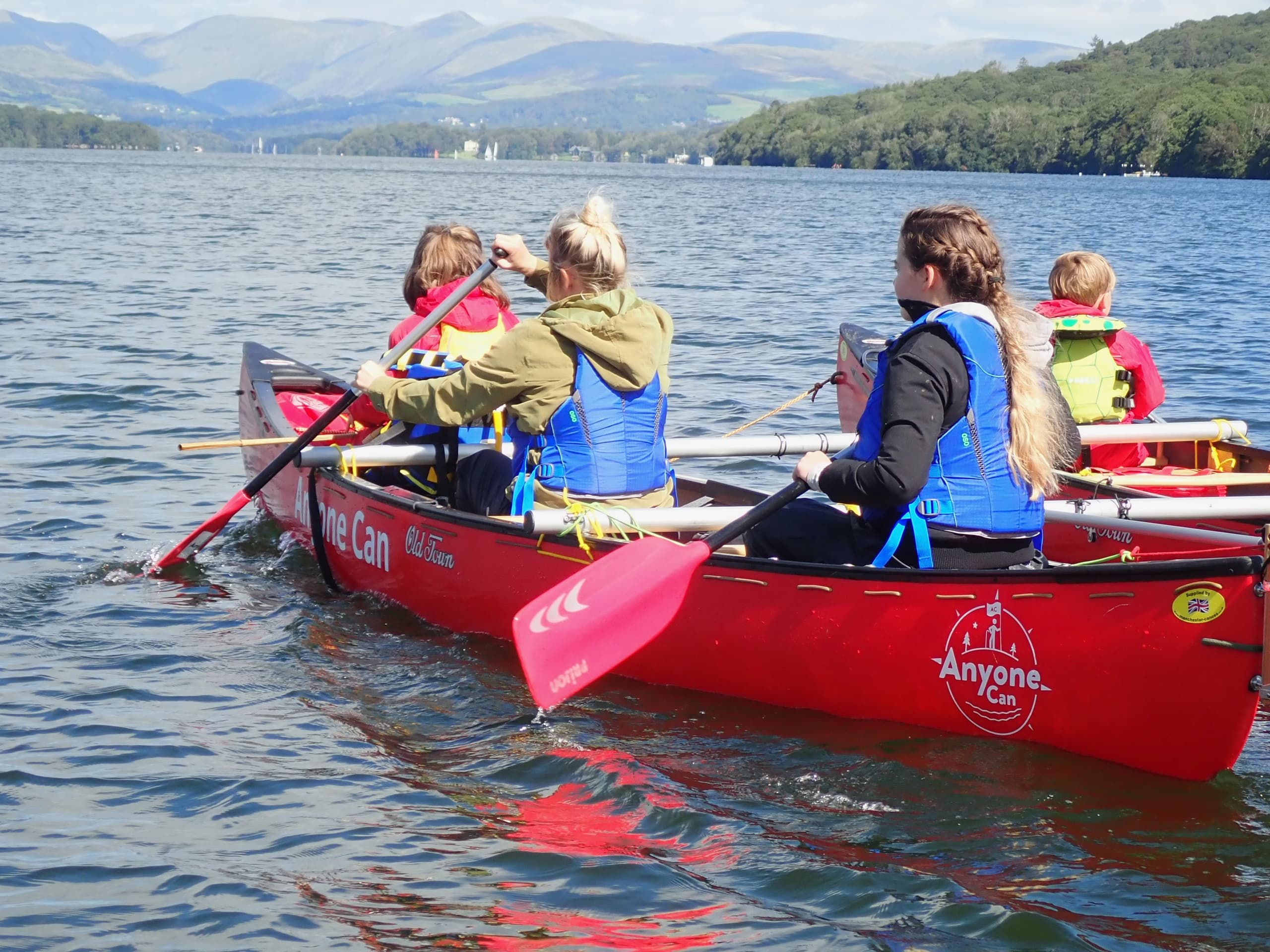 Quiet SEND-Sensitive Canoe Session on Derwentwater: Calm Family Canoeing in Keswick