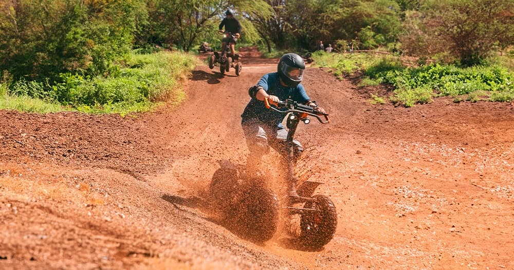 Stand-Up ATV Thrills at Coral Crater Adventure Park