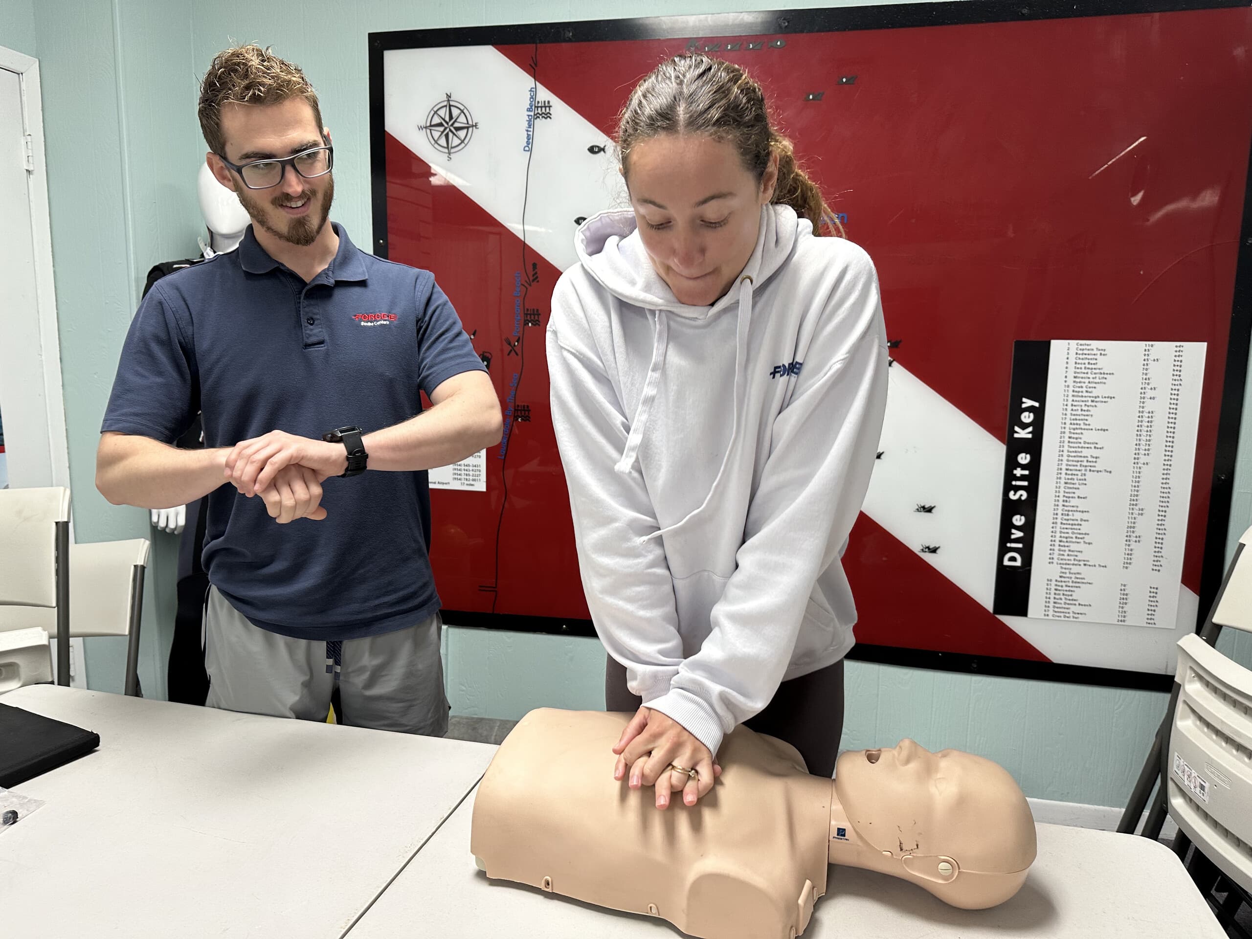 Red Cross CPR/AED/First Aid: 4-Hour Certification at Force-E Pompano Beach