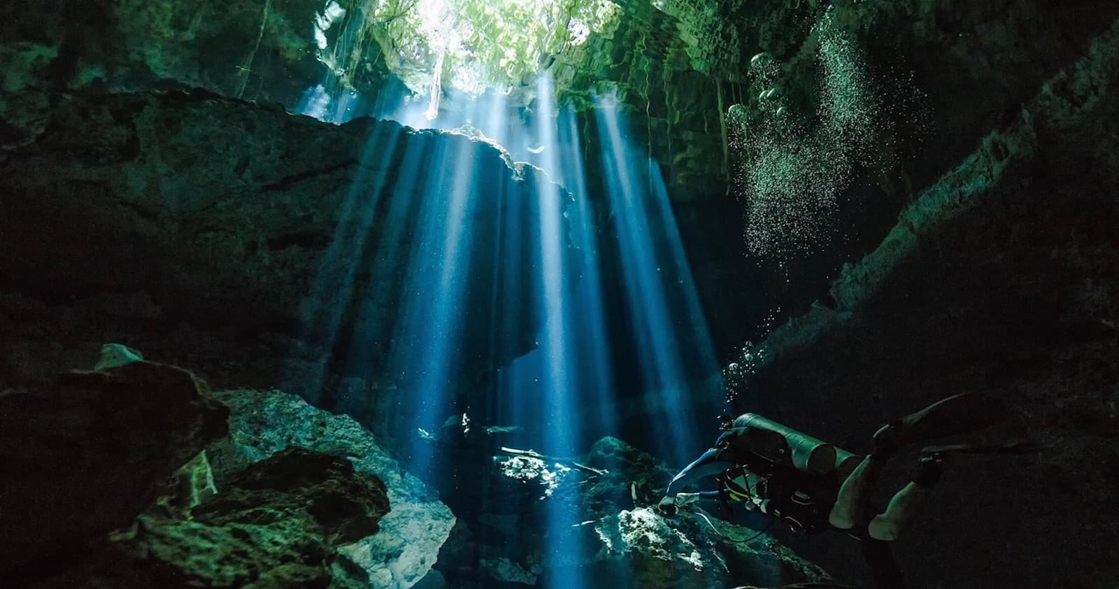 Cenote Diving Thrills with Deep Life near Cancún