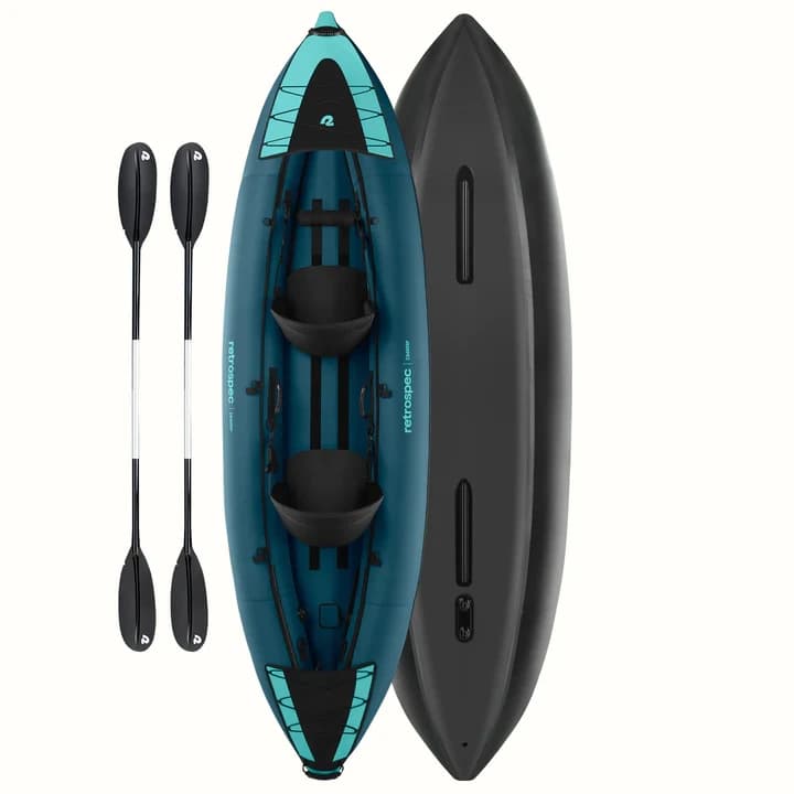 Tandem Inflatable Kayak Adventures with Charter Marine MN in Big Fork