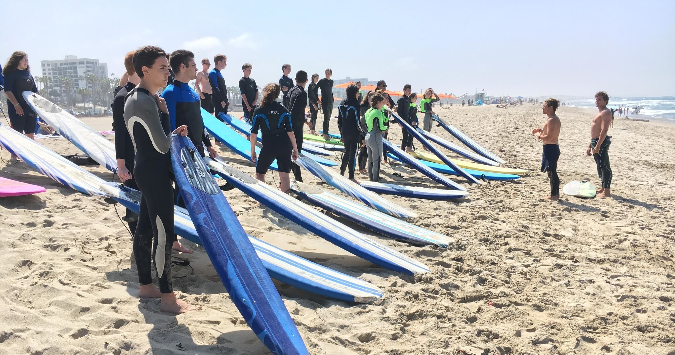 Private Group Surf Lessons in Santa Monica, CA