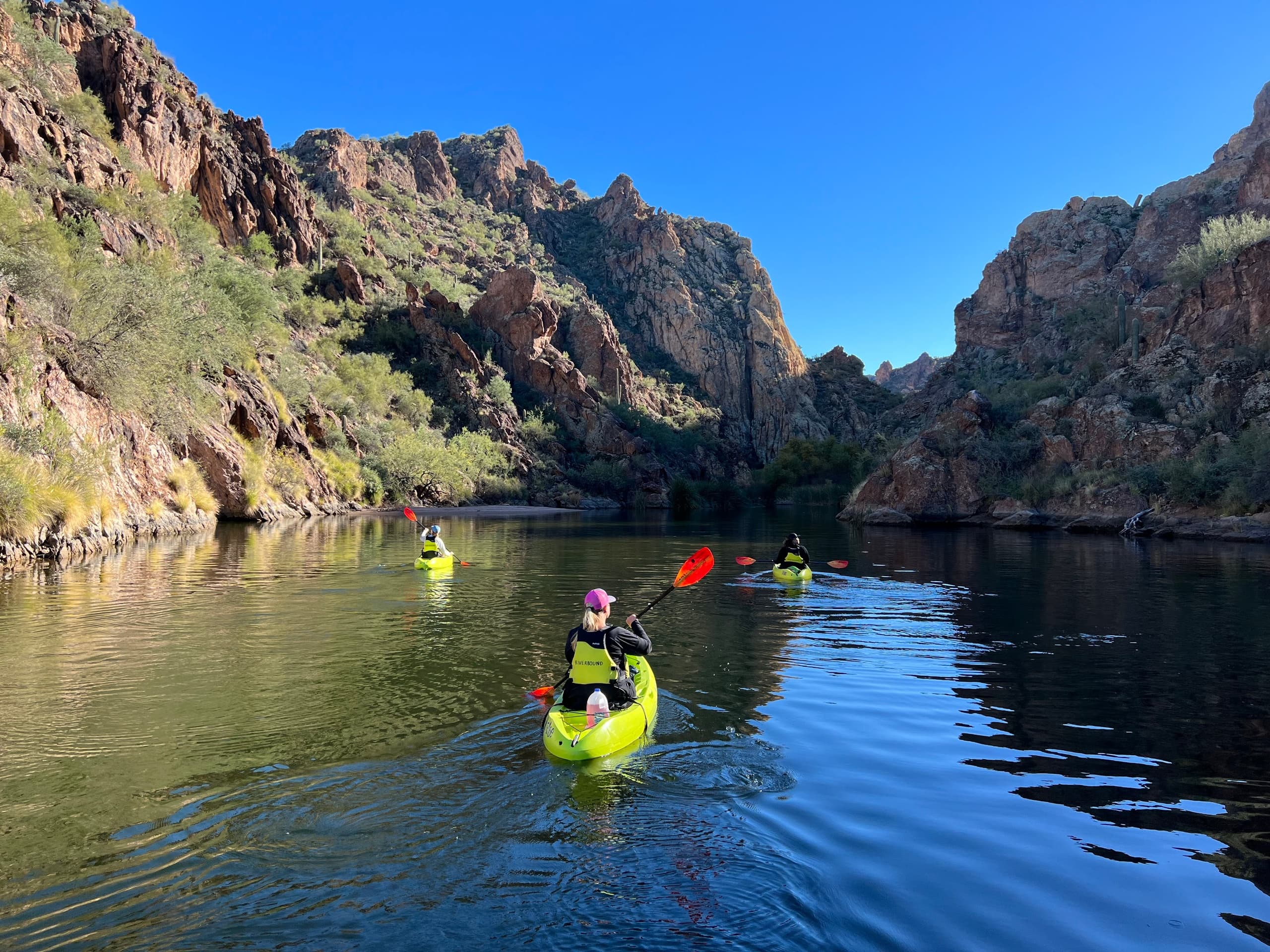 Explore Saguaro Lake Kayak Tour in Fort McDowell, AZ