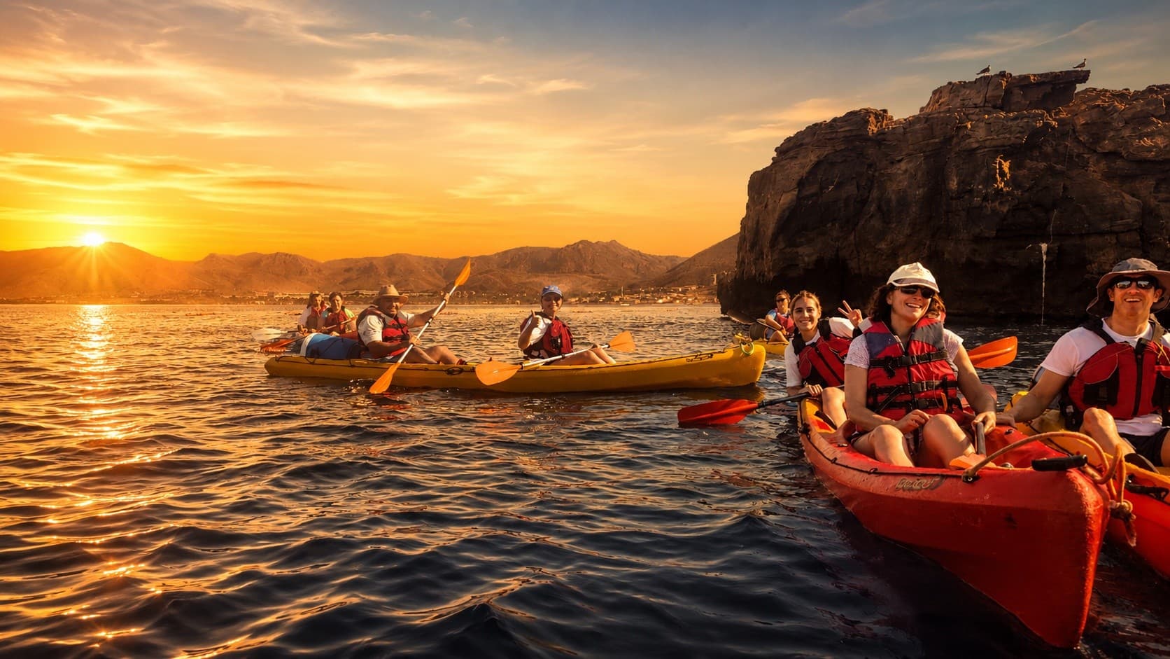 Sunset Kayak Tour at La Azohía: Paddle to Torre de Santa Elena photo 2