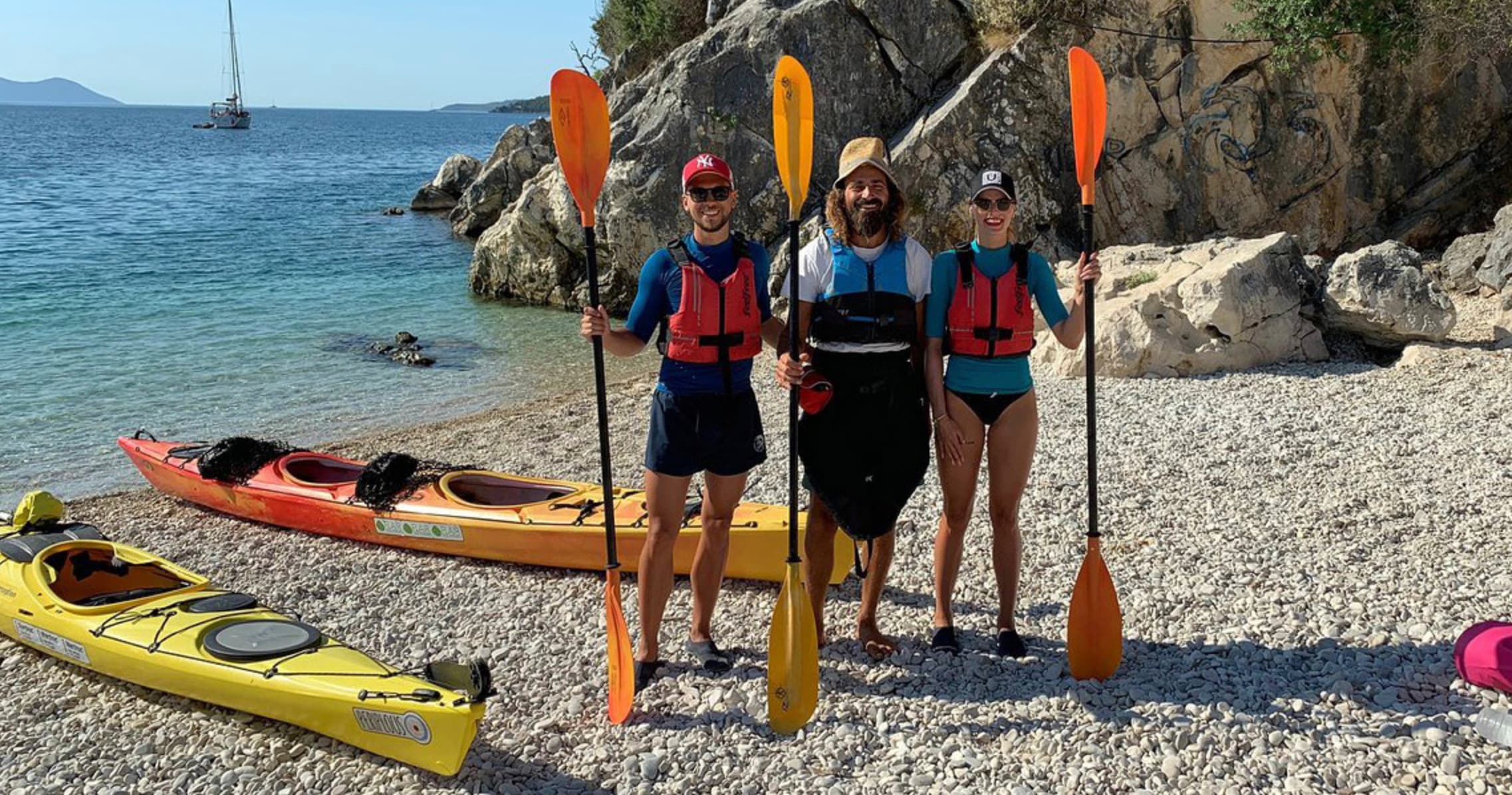 Water-Activities: Mikros Gialos Kayaking Adventure with Periplous Experience