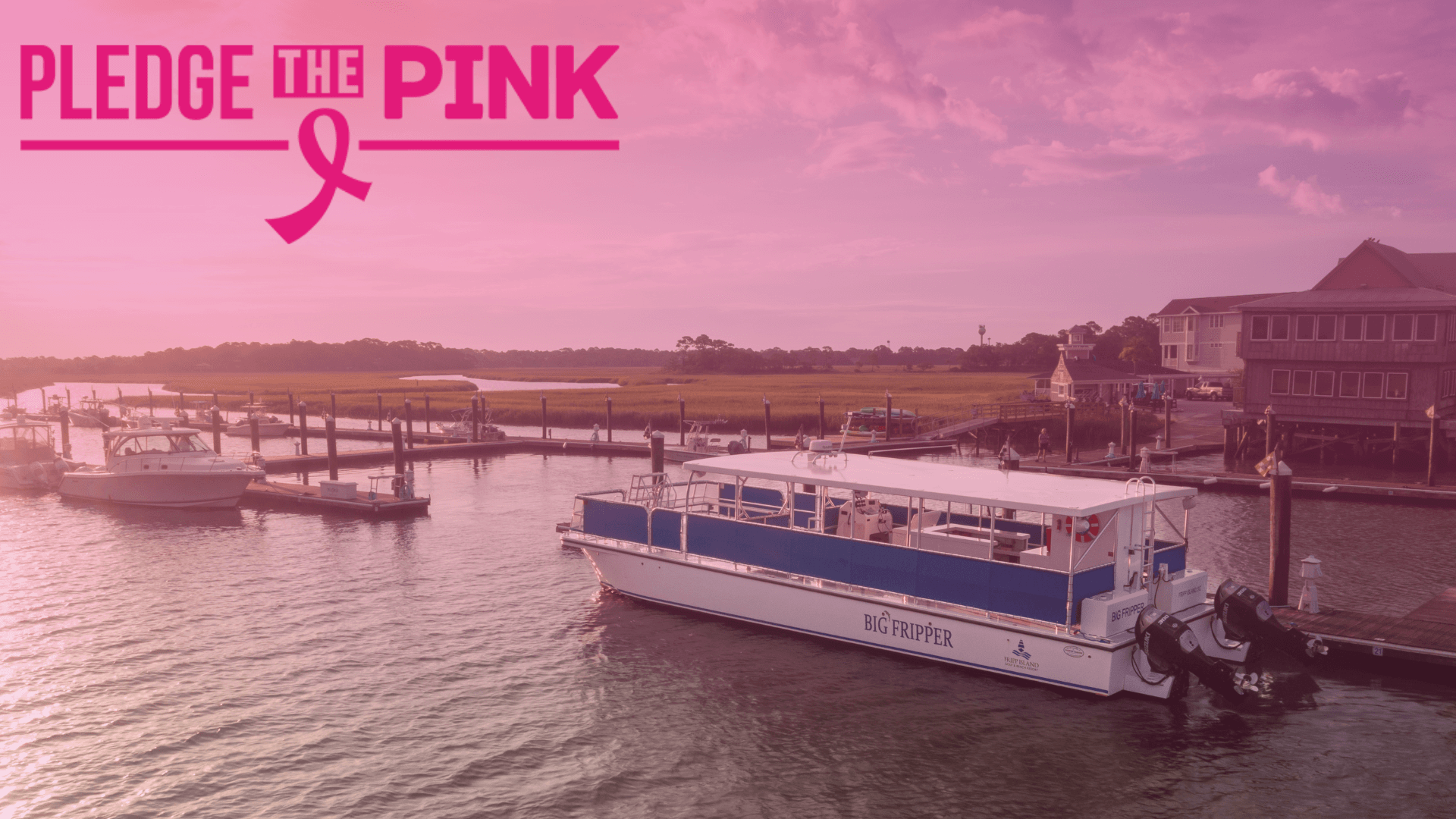 Experience The Magic of Fripp Island with Pledge The Pink Special Sunset Cruises