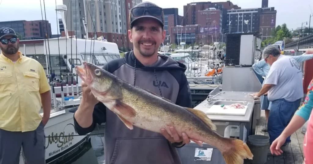 Full-Day Lake Erie Walleye and Trout Charter Aboard My Sara