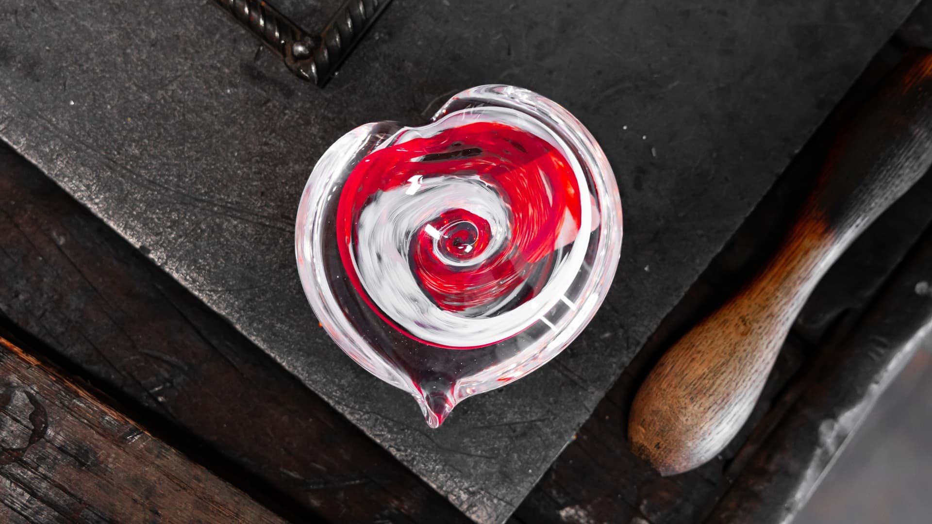 Make a Glass Heart Paperweight in Duluth: Hands-On Glassblowing Workshop