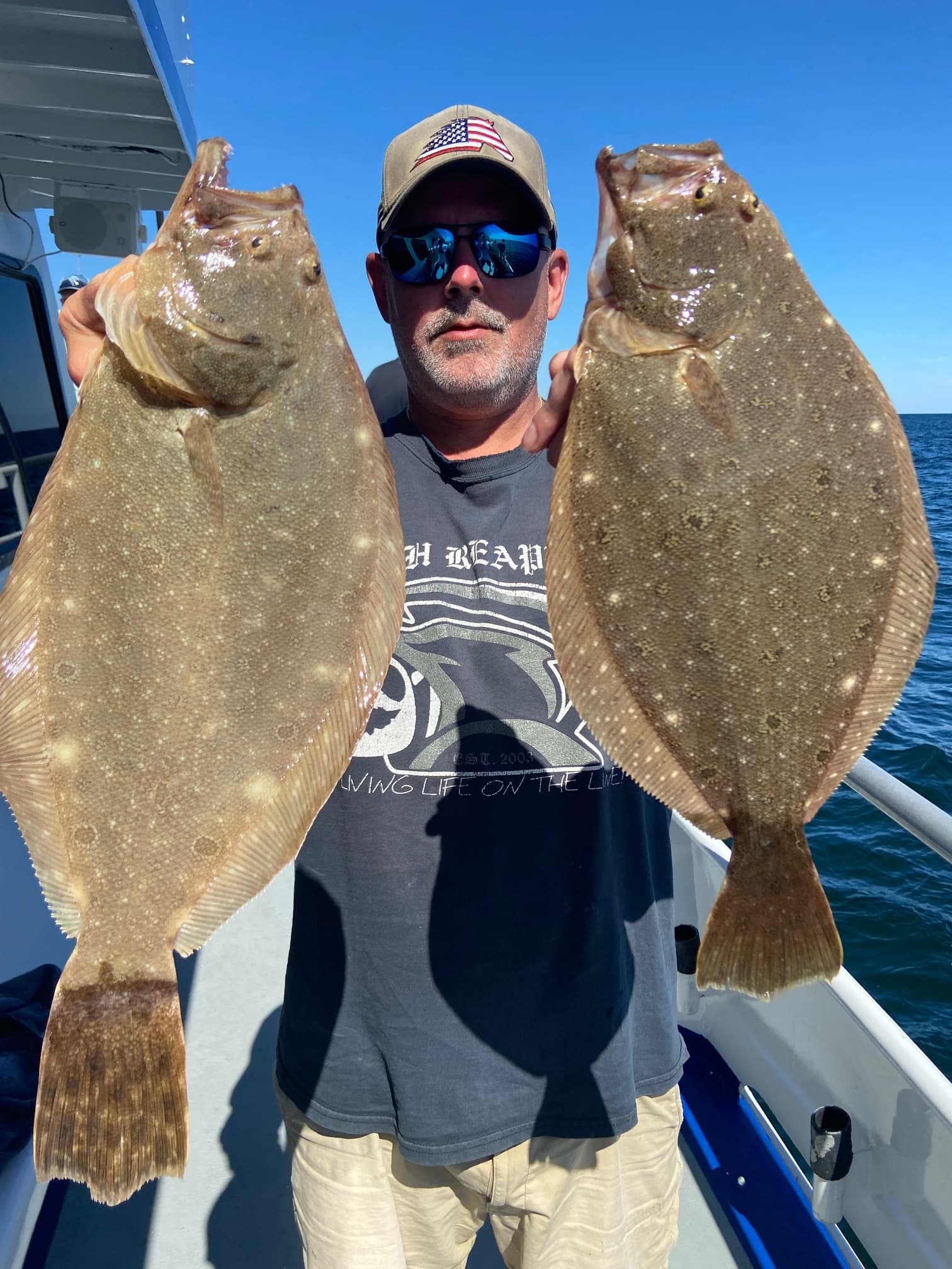 Afternoon 1/2 Day Fluke Fishing in Point Pleasant Beach