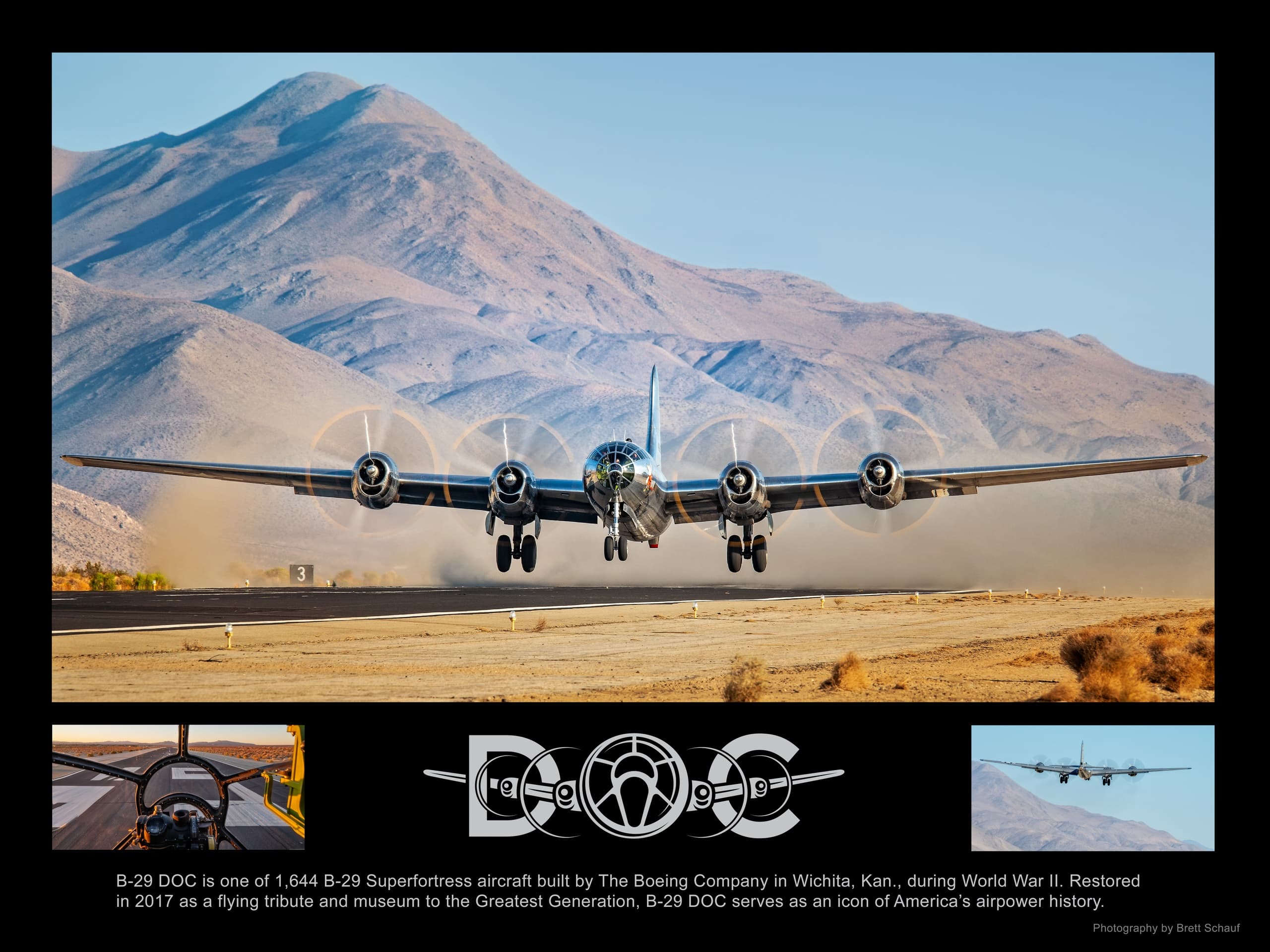 B-29 DOC Flight Experience at Historic Wendover Airfield — 30-Min Heritage Flight photo 4