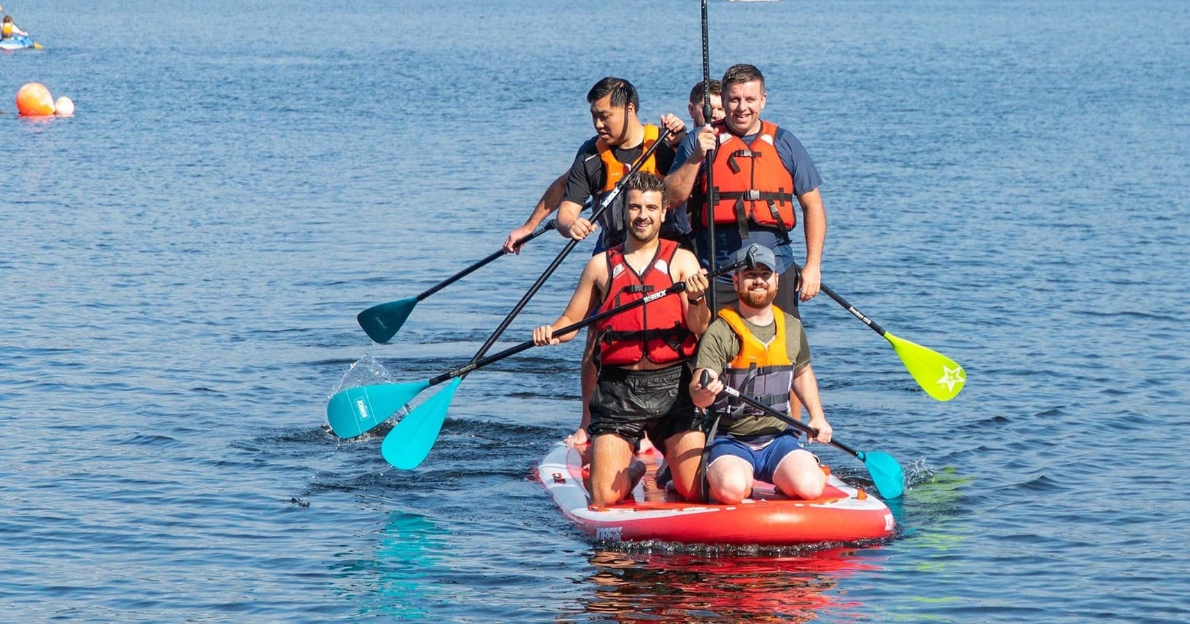 Water Activities: Giant Paddleboard Hire at Luss Beach