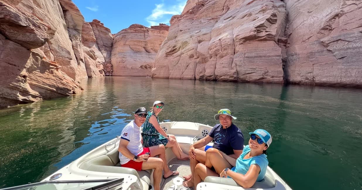 Lake Powell Private Boat Tour: Water Sports & Photography in Antelope Canyon
