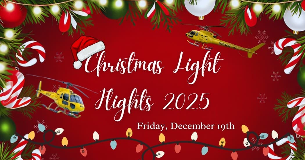Christmas Light Flights Over Mendenhall Valley: Juneau’s 2025 Helicopter Fundraiser