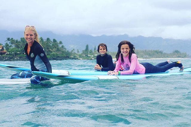 Family Surf Lessons in Haleiwa, Hawaii: Private 2-Hour Session