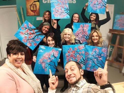 Paint & Sip Party at Canvas Crashers in Western New York
