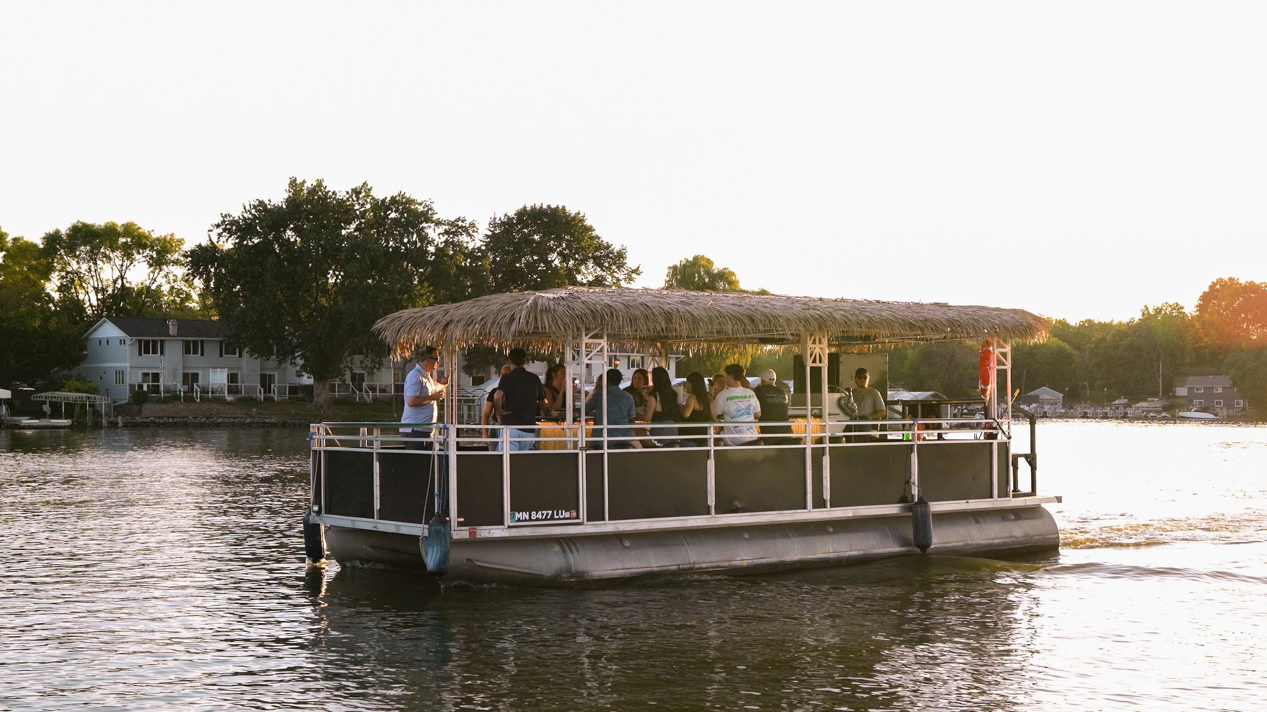 Public TikiTap Cruise: Two-Hour Tiki Pontoon on Lake Minnetonka photo 1