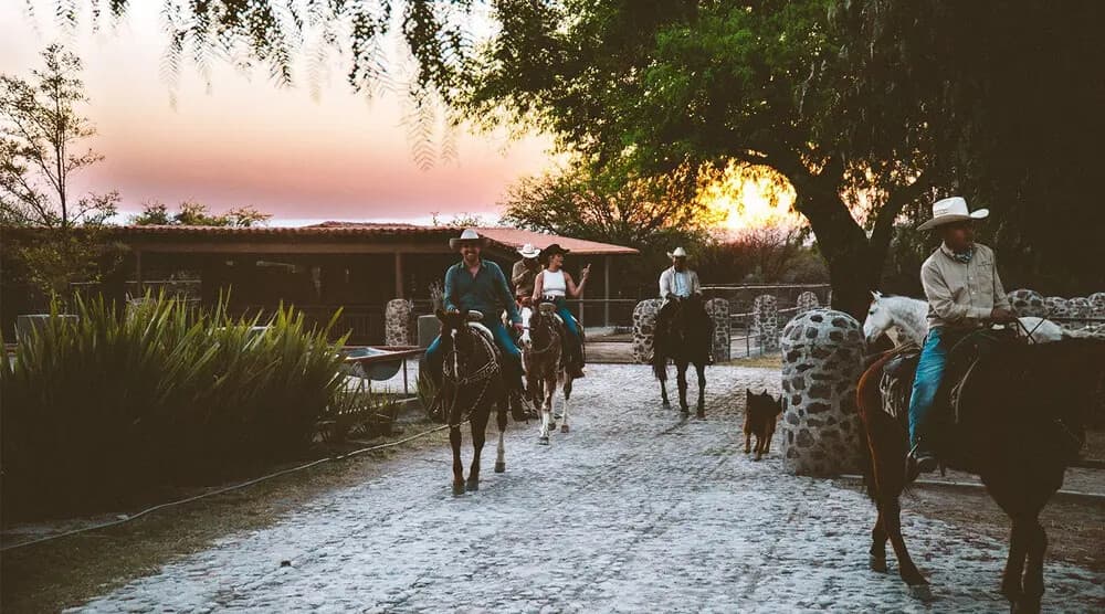Sunset Horseback Ride in Marroquín de Abajo: Guided 1–2 Hour Evening Trail
