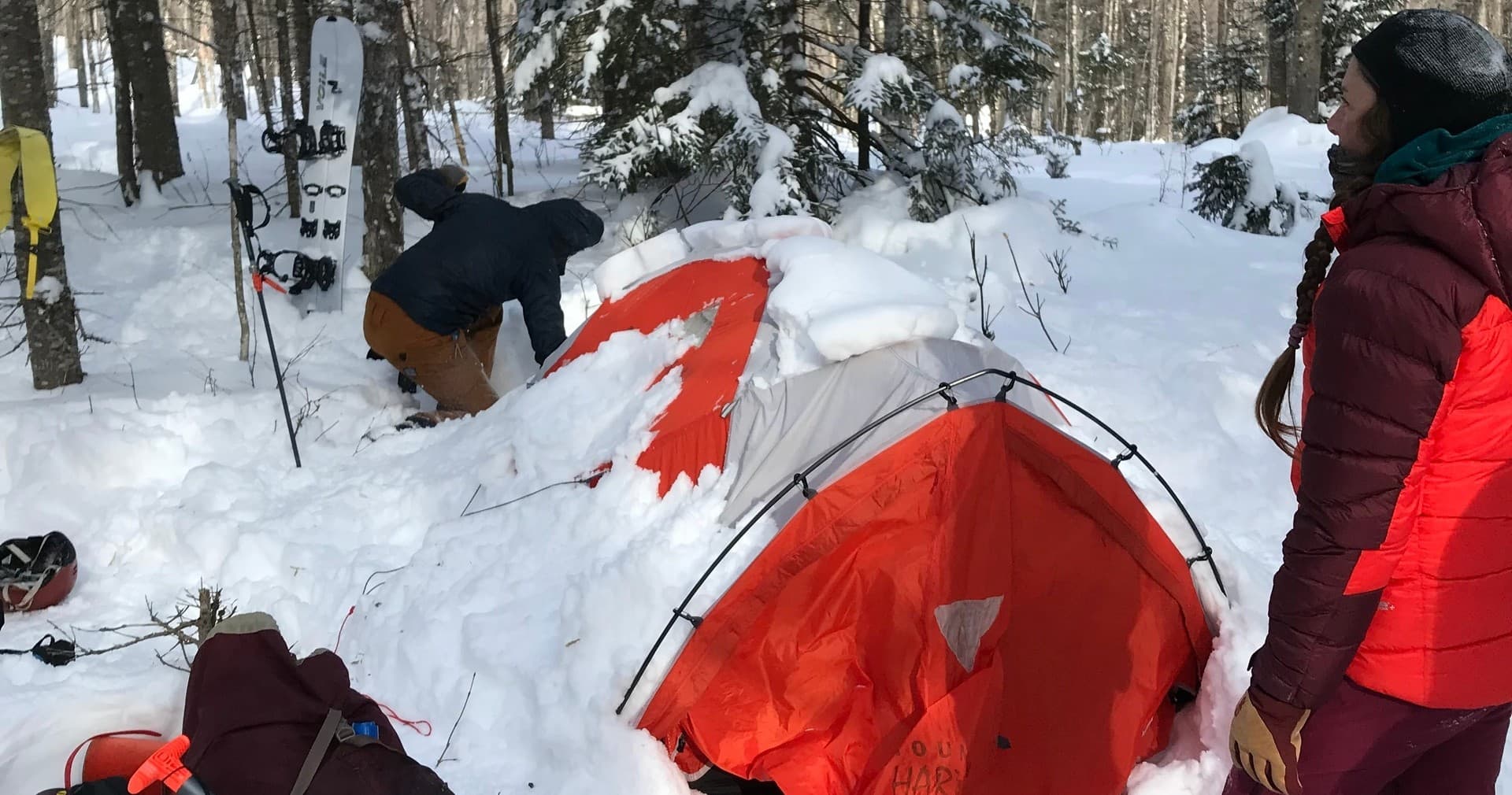 Winter Camping Skills Course in Conway, NH