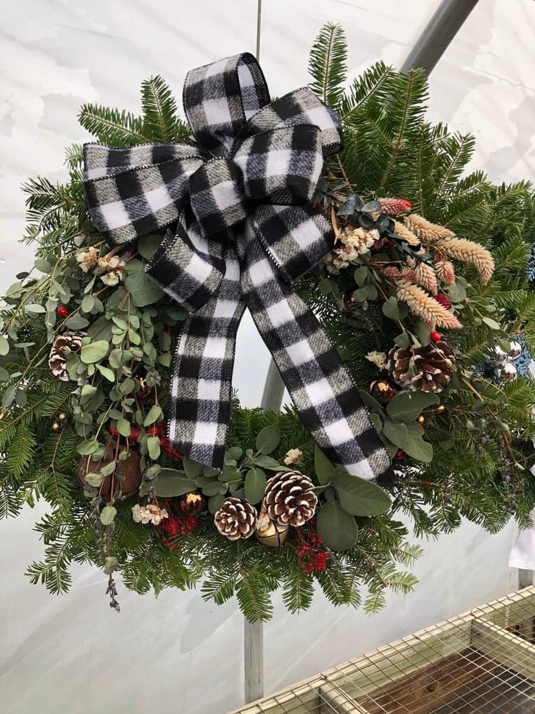Wreath Decorating Class in Heated Greenhouse Near Middletown NY photo 3