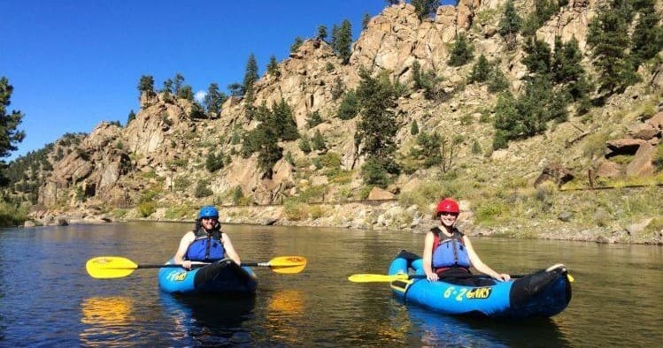 Whitewater Kayaking in Brown’s Canyon, Colorado