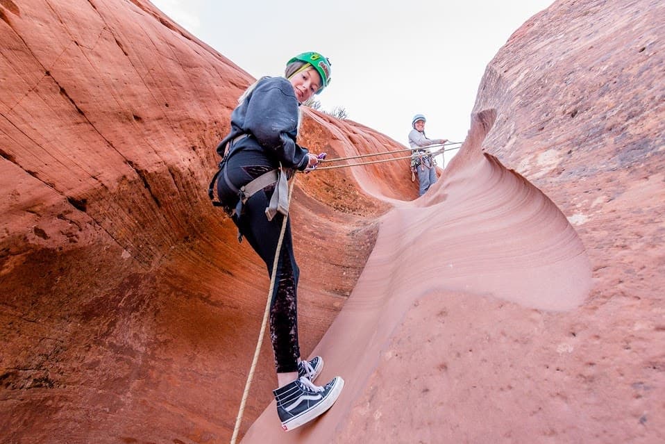 Canyoneering Adventure at Huntress Canyon near Kanab