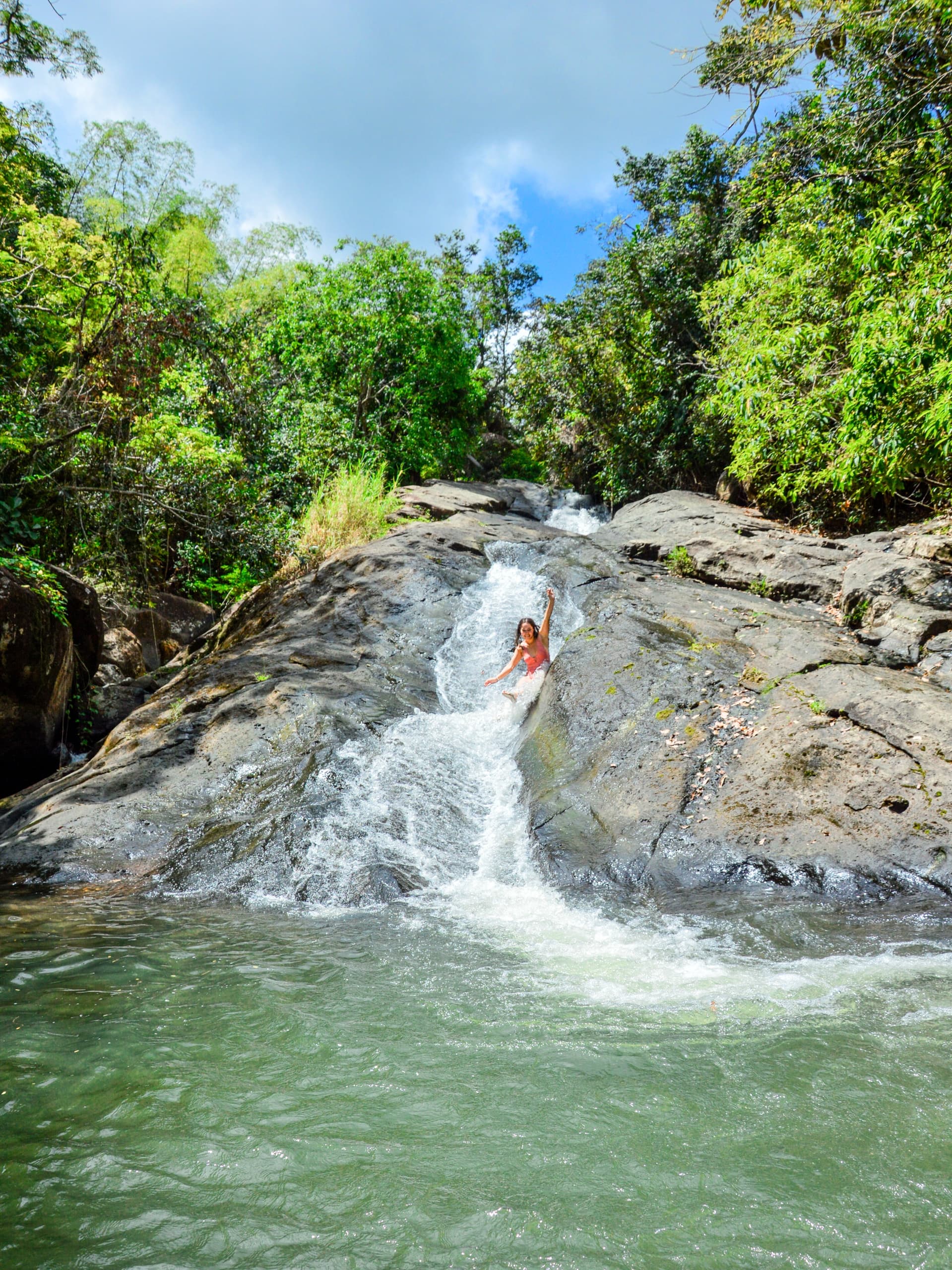 Slide and Swim: Puerto Rico Rainforest Rivers & Natural Rock Waterslides