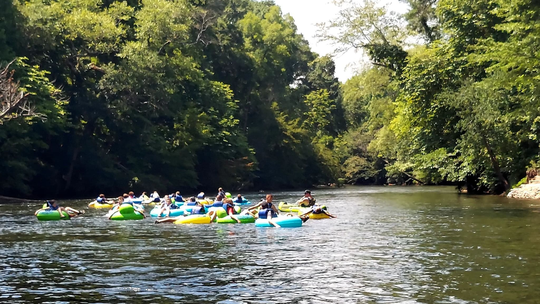 Tubing on the Lower Ocoee with Outdoor Adventure Rafting in Tennessee