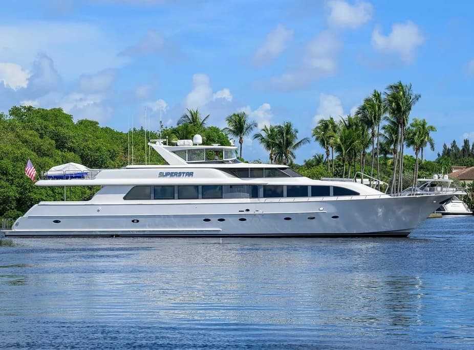 Aboard the "Superstar": Private 112-Foot Superyacht Experience with Kokomocharters