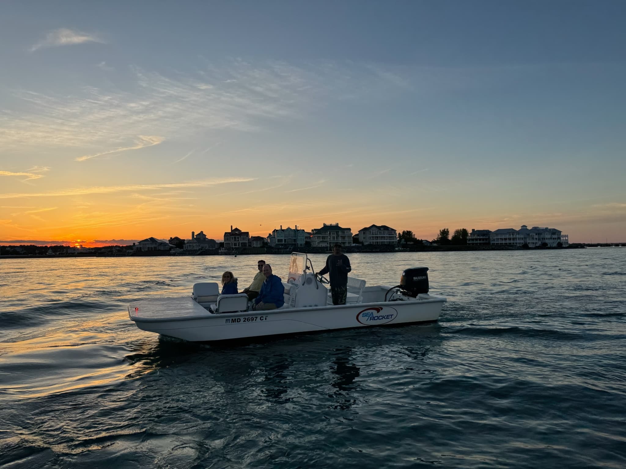 Private Sunset Cruise in Ocean City’s Back Bay