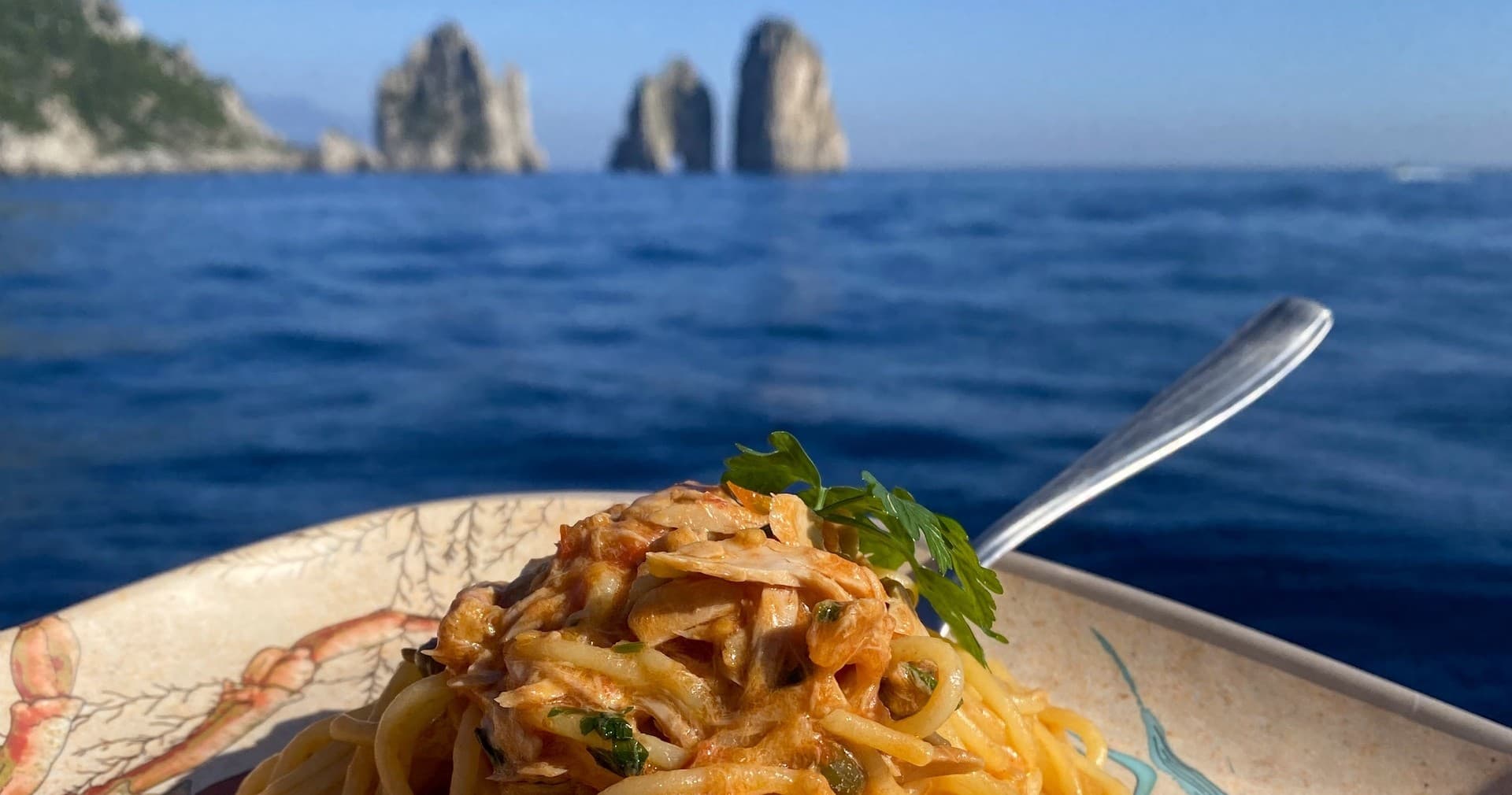 Sail and Cook Around Capri: Group Boat Tour with Onboard Cooking Class from Sorrento photo 1