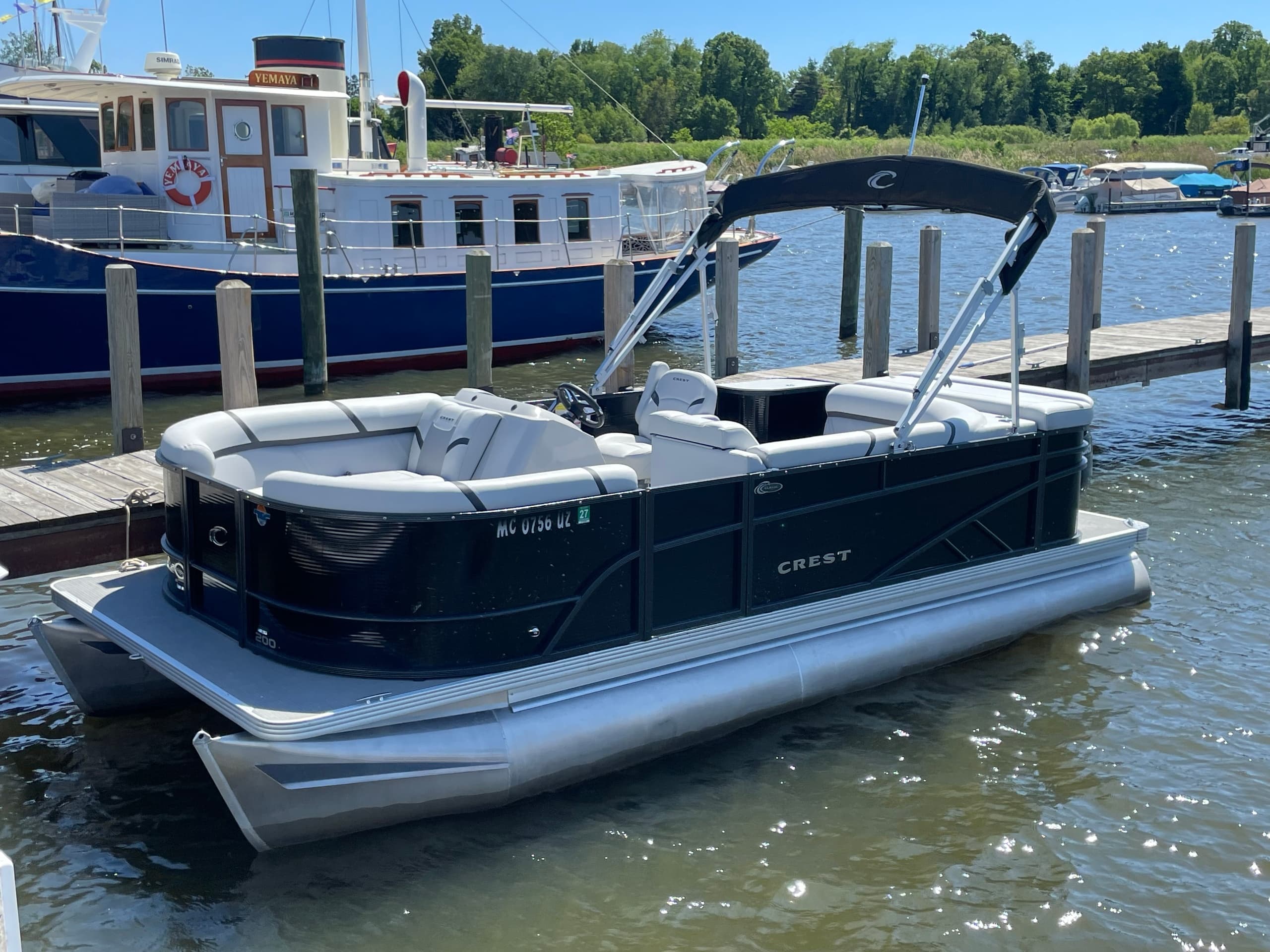 20' Crest Boat Rental Adventure in Saugatuck, MI