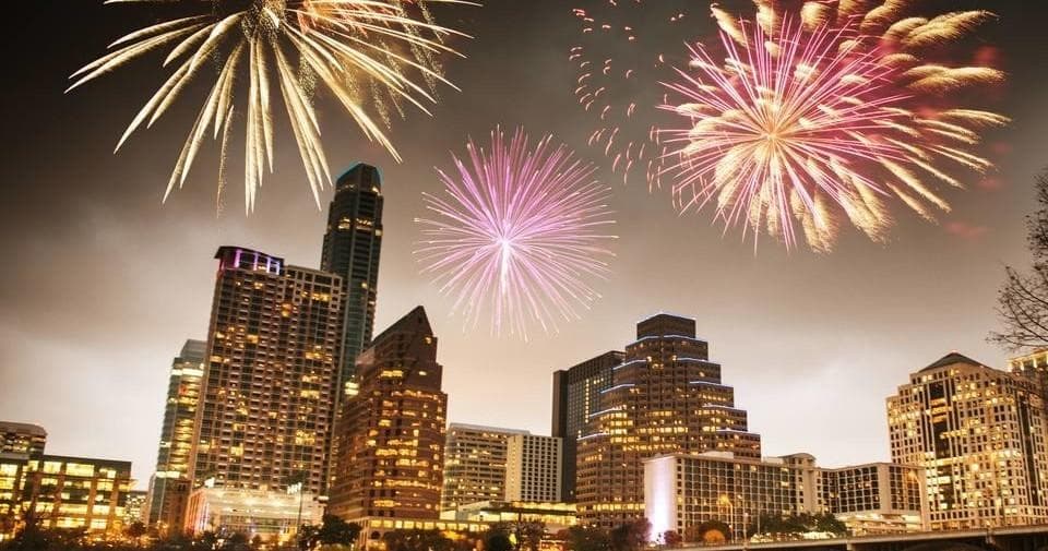 4th of July Fireworks Tour on Lady Bird Lake, Austin