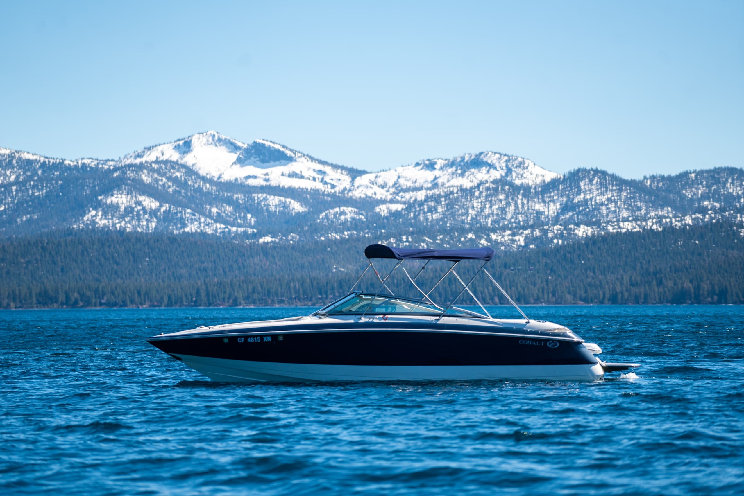24' Cobalt Boat Adventure in Tahoe City, CA