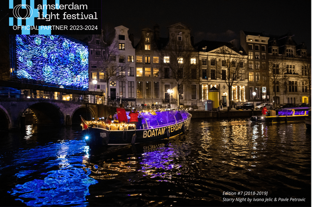 Amsterdam Light Festival Cruise with Boat Amsterdam