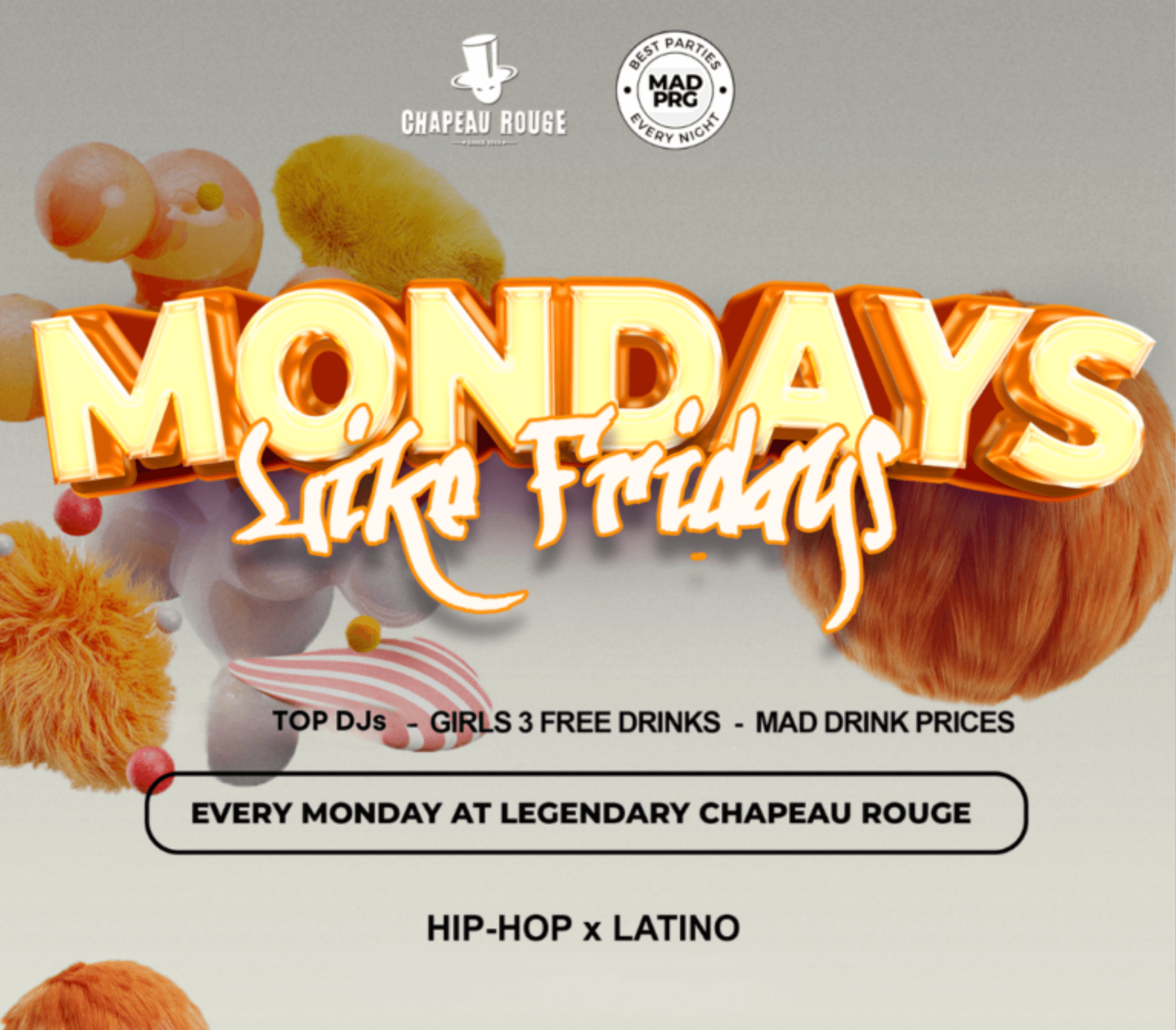 Hip-Hop & Latin Nights with Boat Party Prague